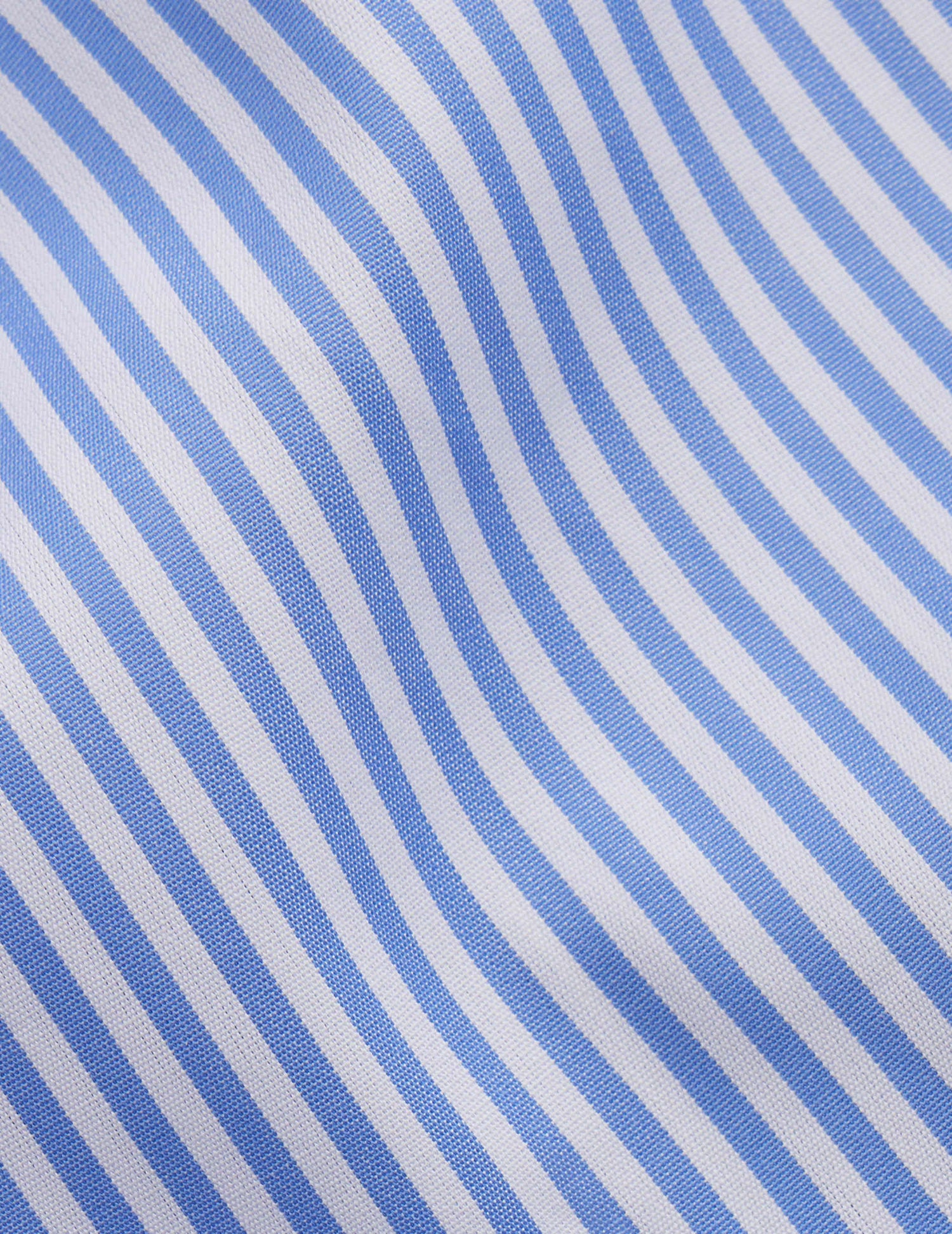 Fitted blue striped shirt - Poplin - Figaret Collar#2