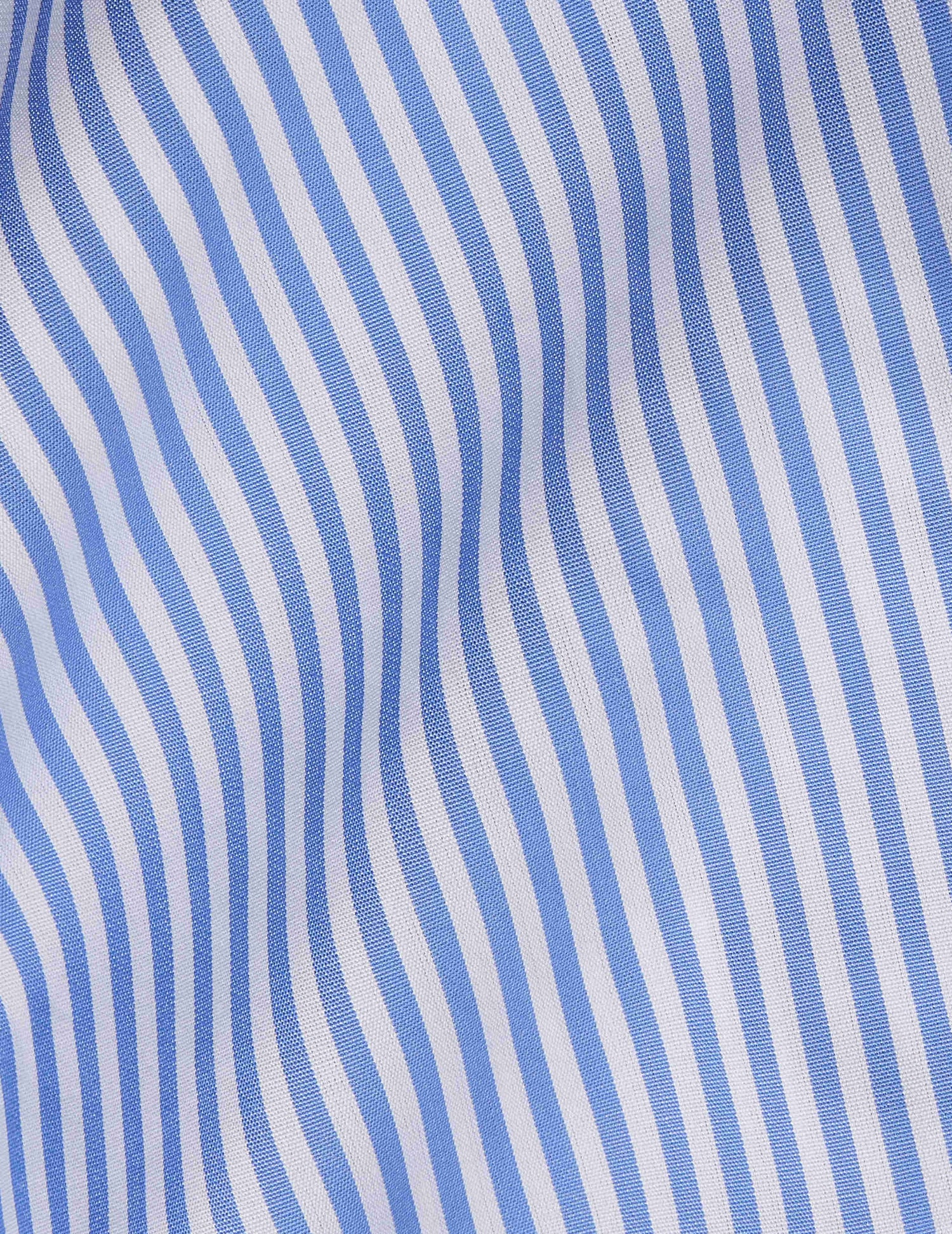 Chemise Classique rayée bleue - Popeline - Col Figaret#2