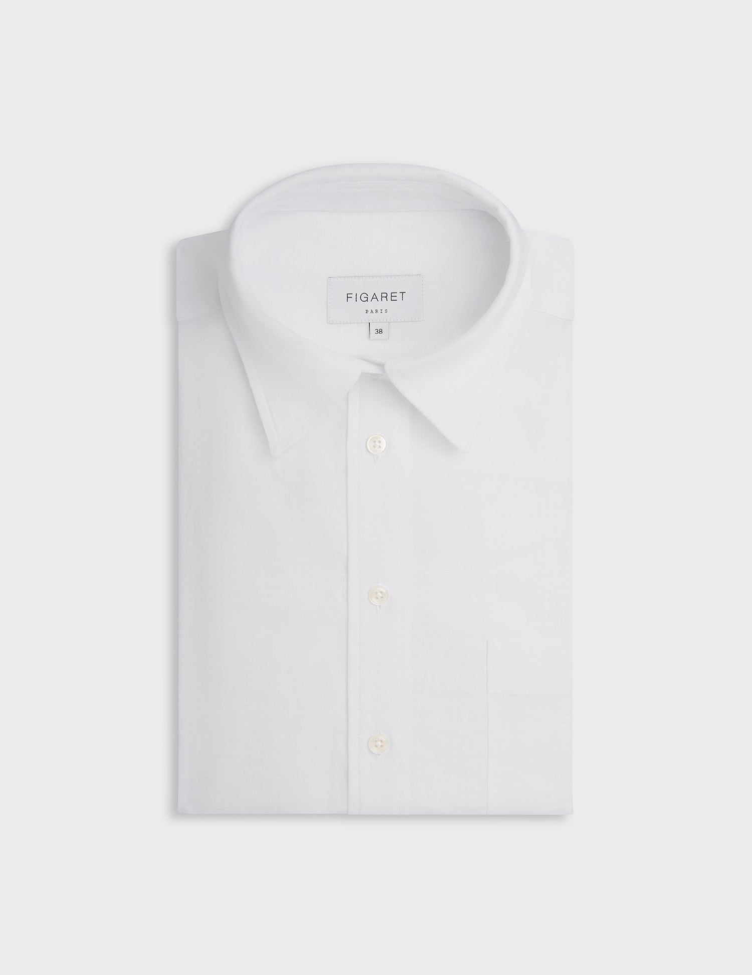 white linen Charlotte shirt