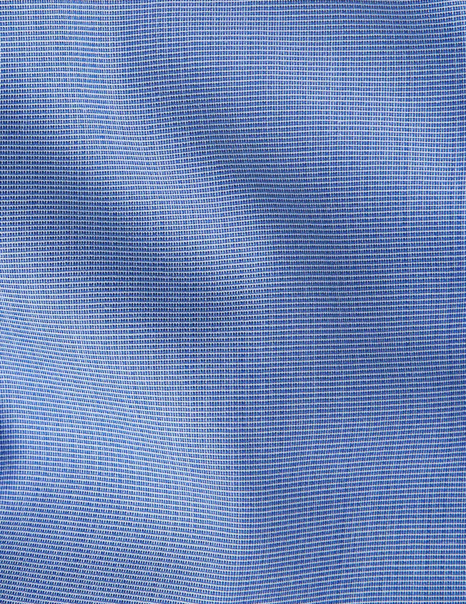 Chemise Ajustée bleue - Fil-à-fil - Col Figaret#2