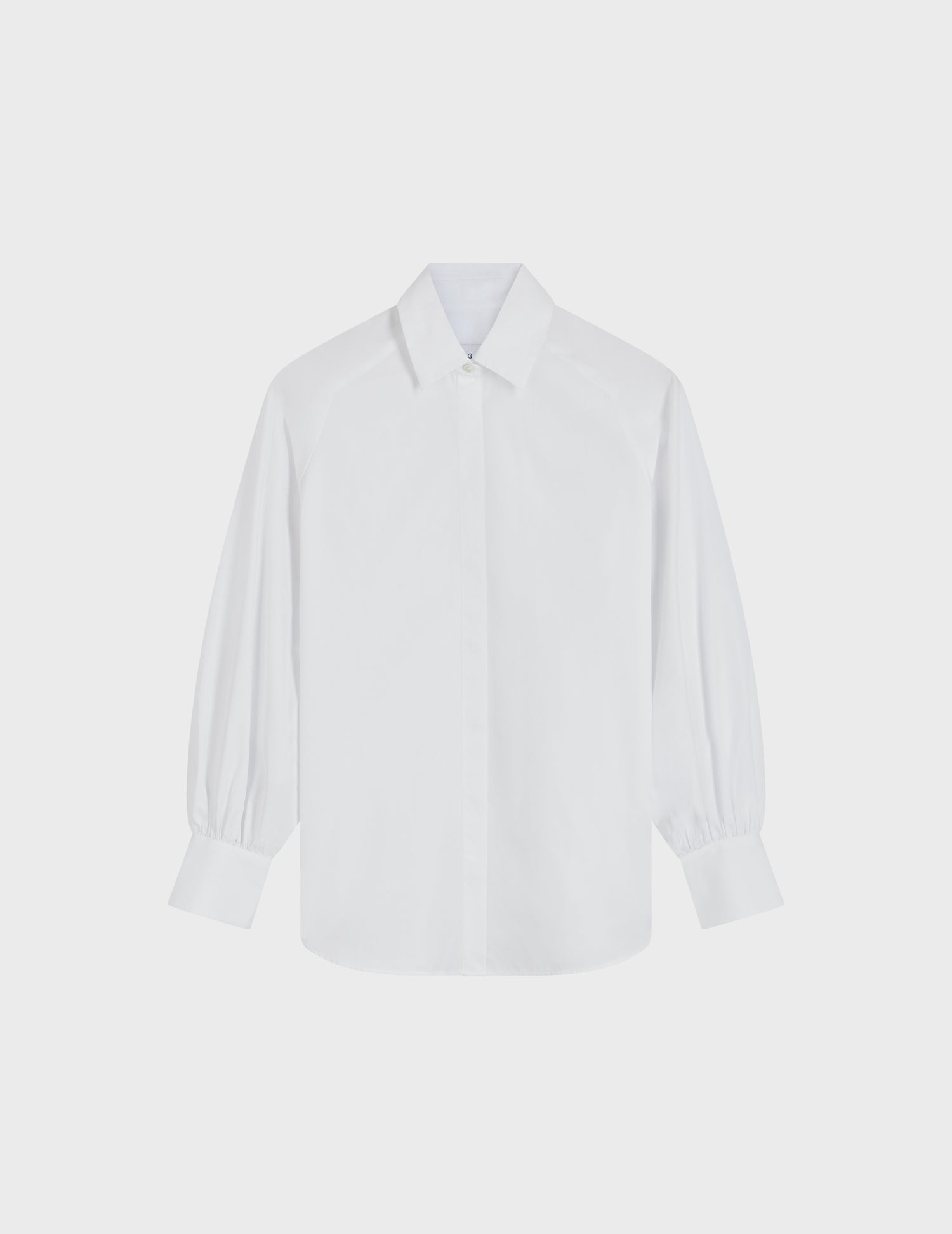 Oversized white Cassie Shirt - Poplin#4