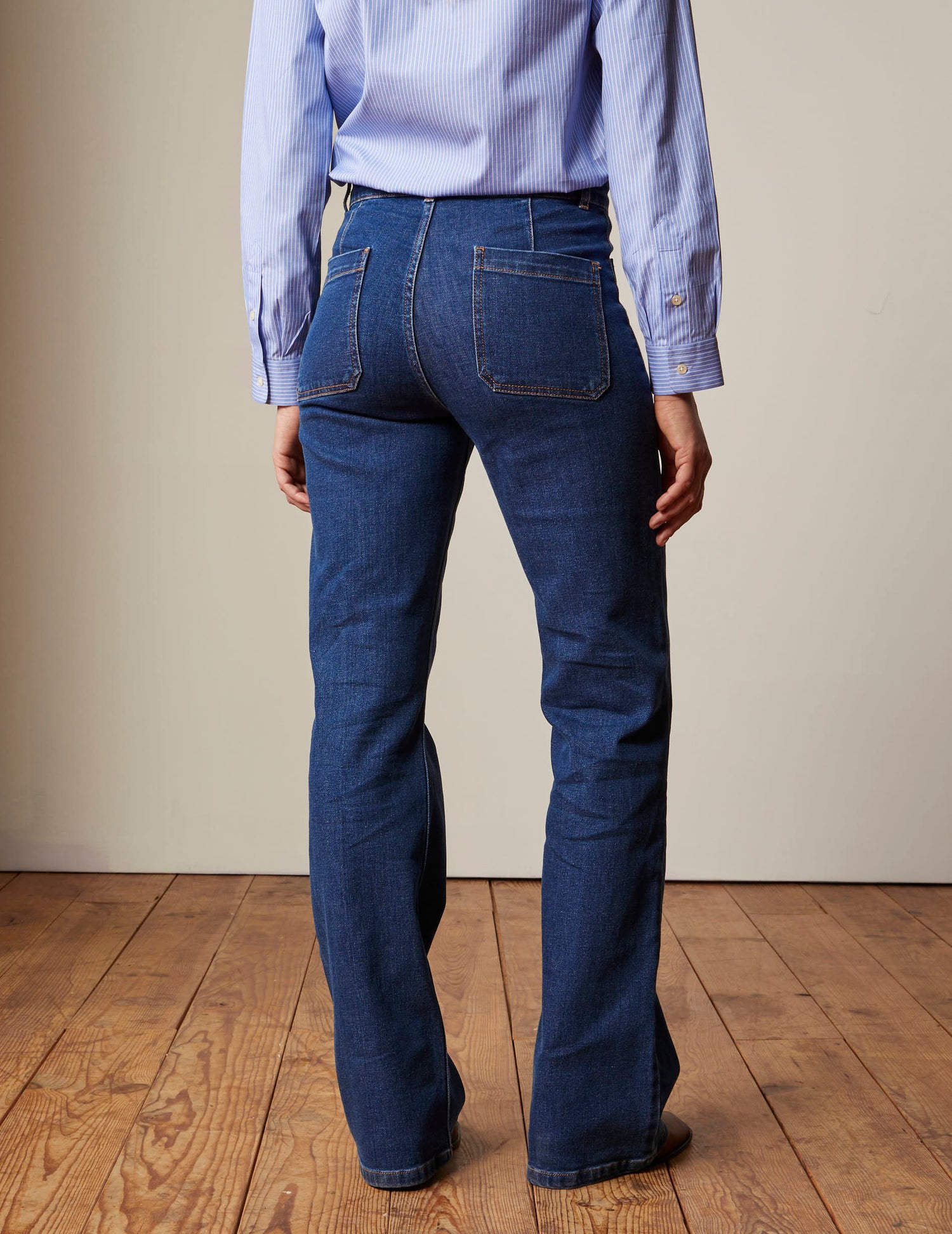 Blue Célia flare jeans