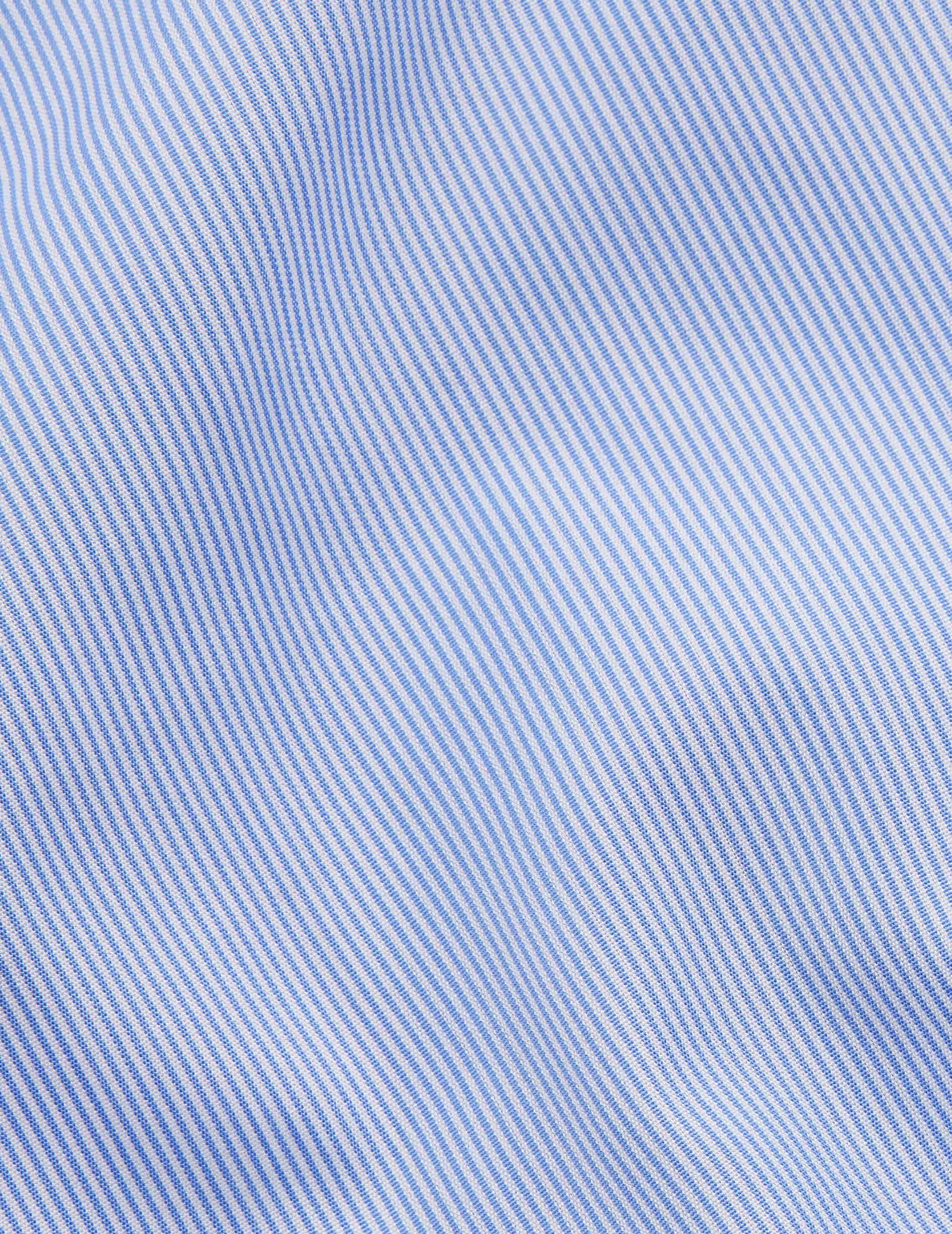 Chemise Classique rayée bleue - Popeline - Col Italien#2