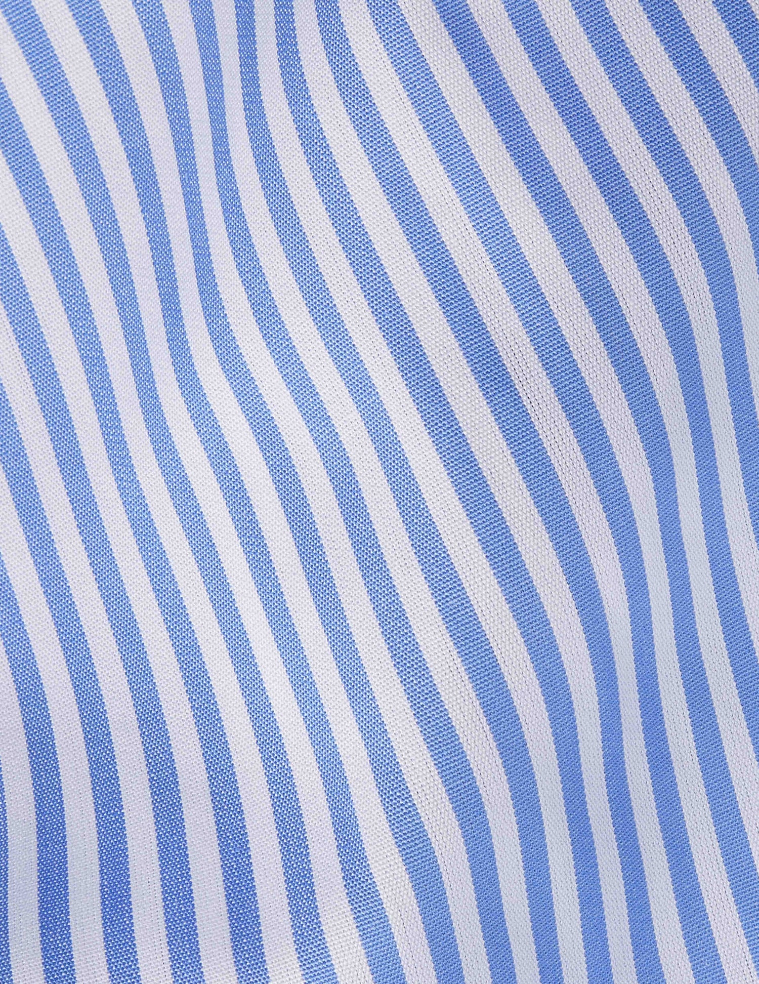 Semi-fitted blue striped shirt - Poplin - Figaret Collar#2