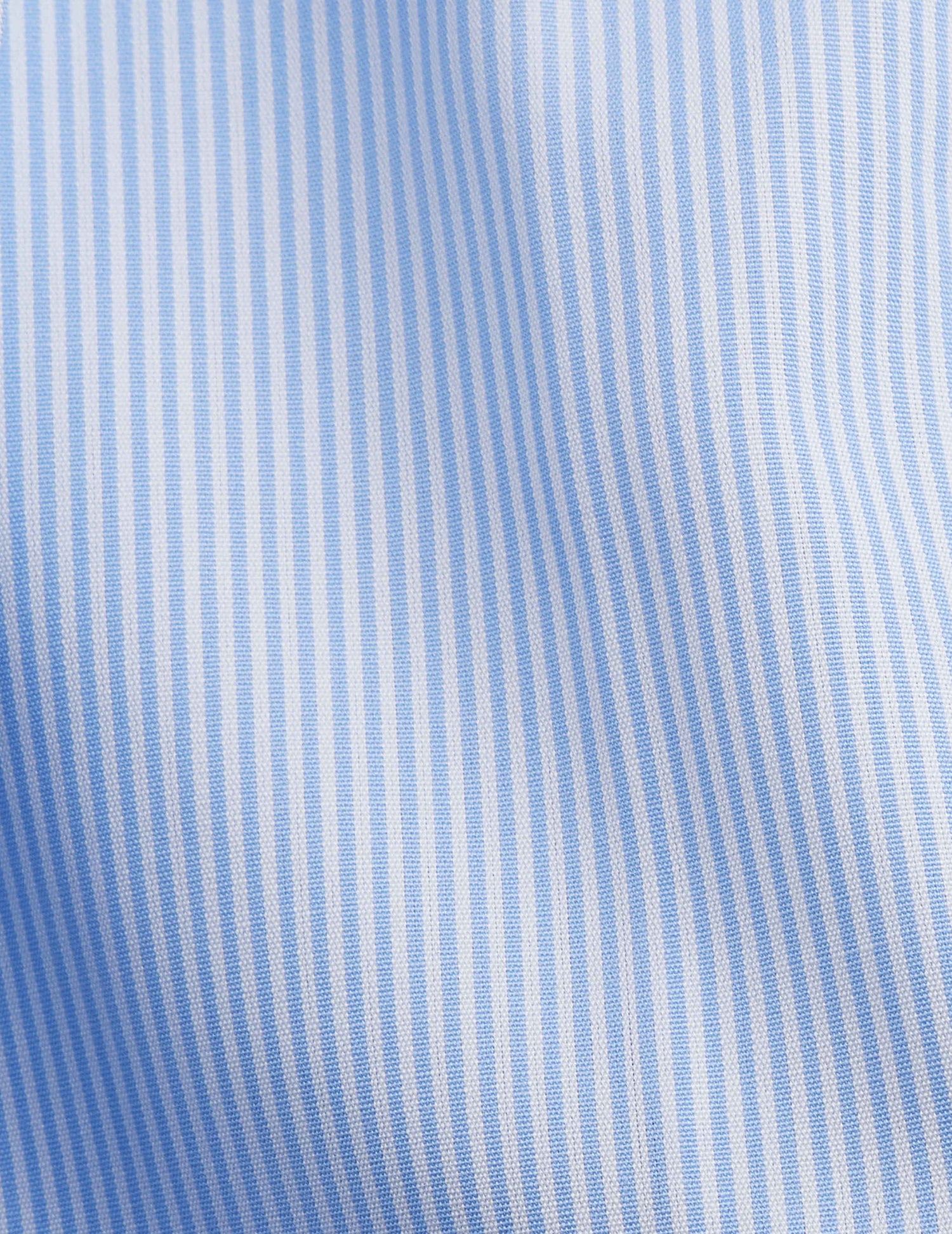 Semi-fitted striped blue shirt - Poplin - Italian Collar#2