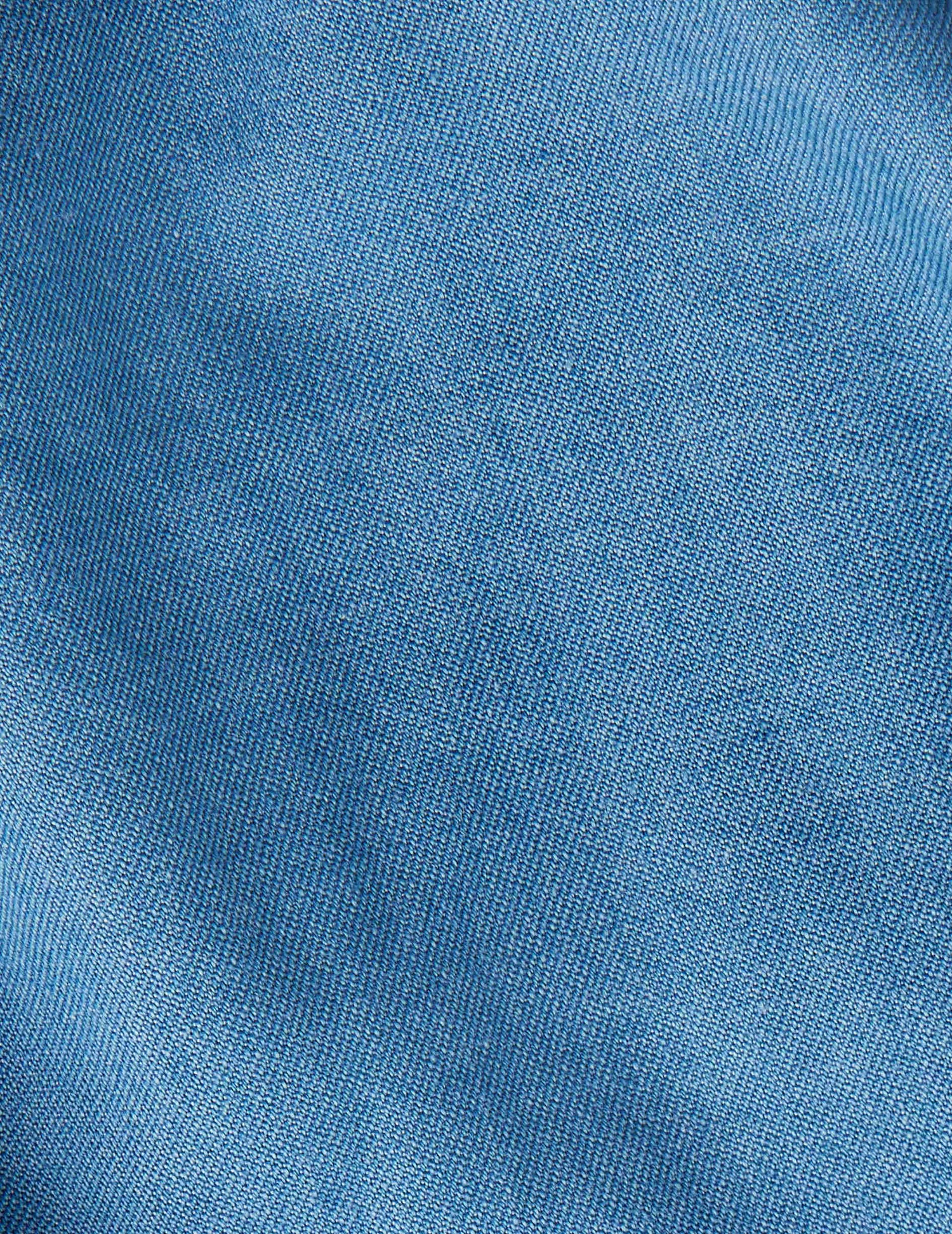 Light blue denim Carl shirt - Denim - Open straight Collar#5