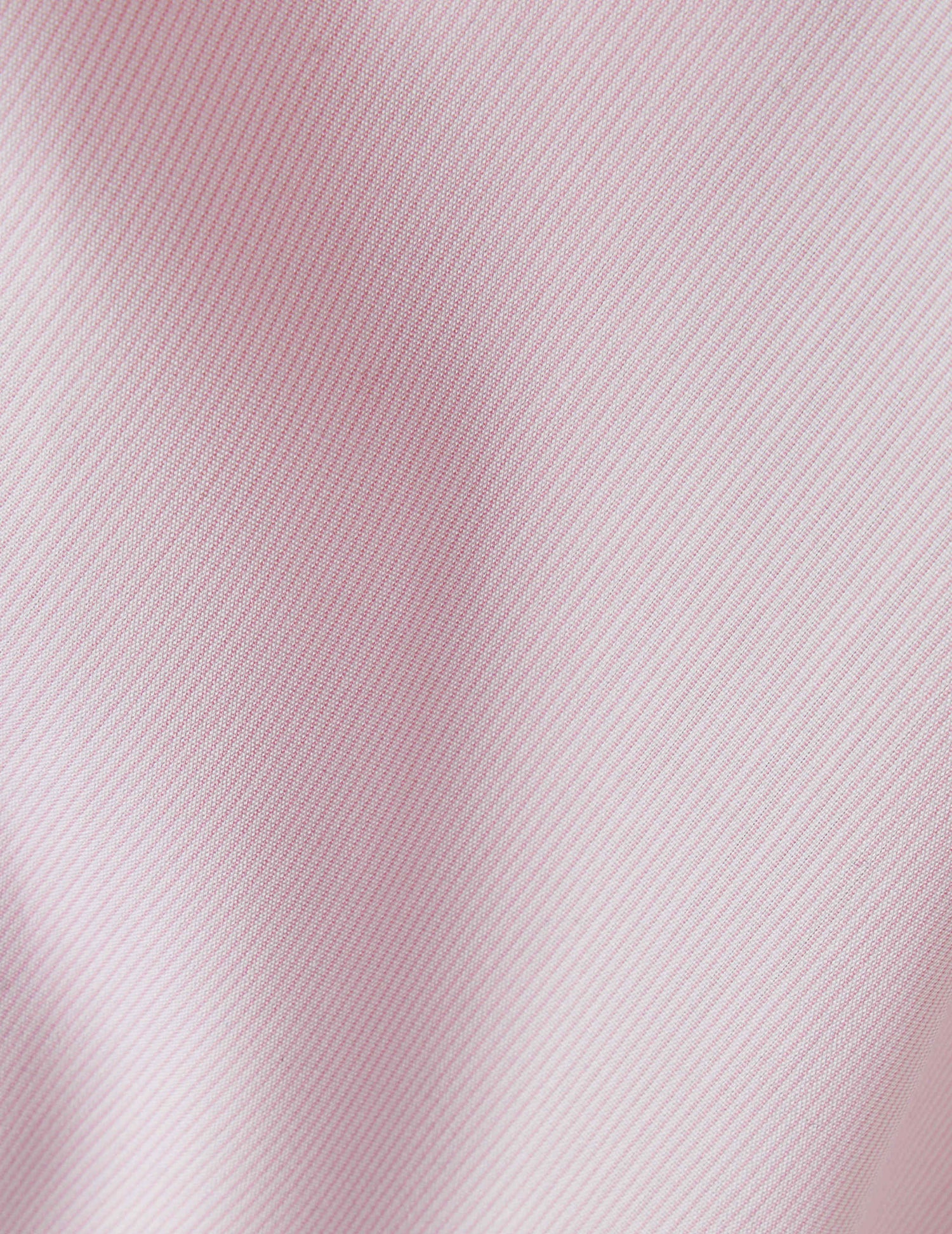 Chemise semi-ajustée rayée rose - Popeline - Col Italien#2