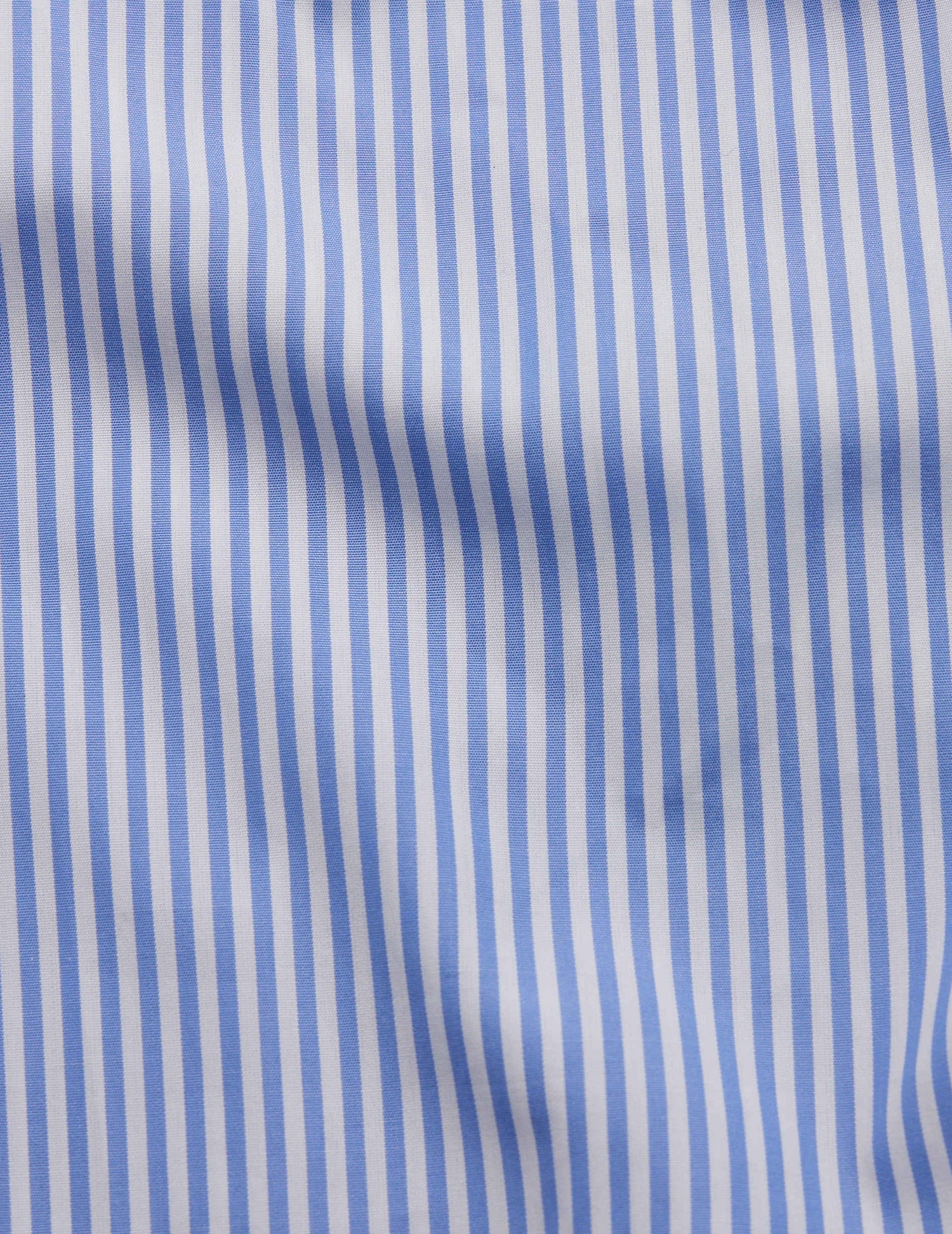 Blue striped "Je t'aime" shirt with navy embroidery - Poplin - Figaret Collar#10