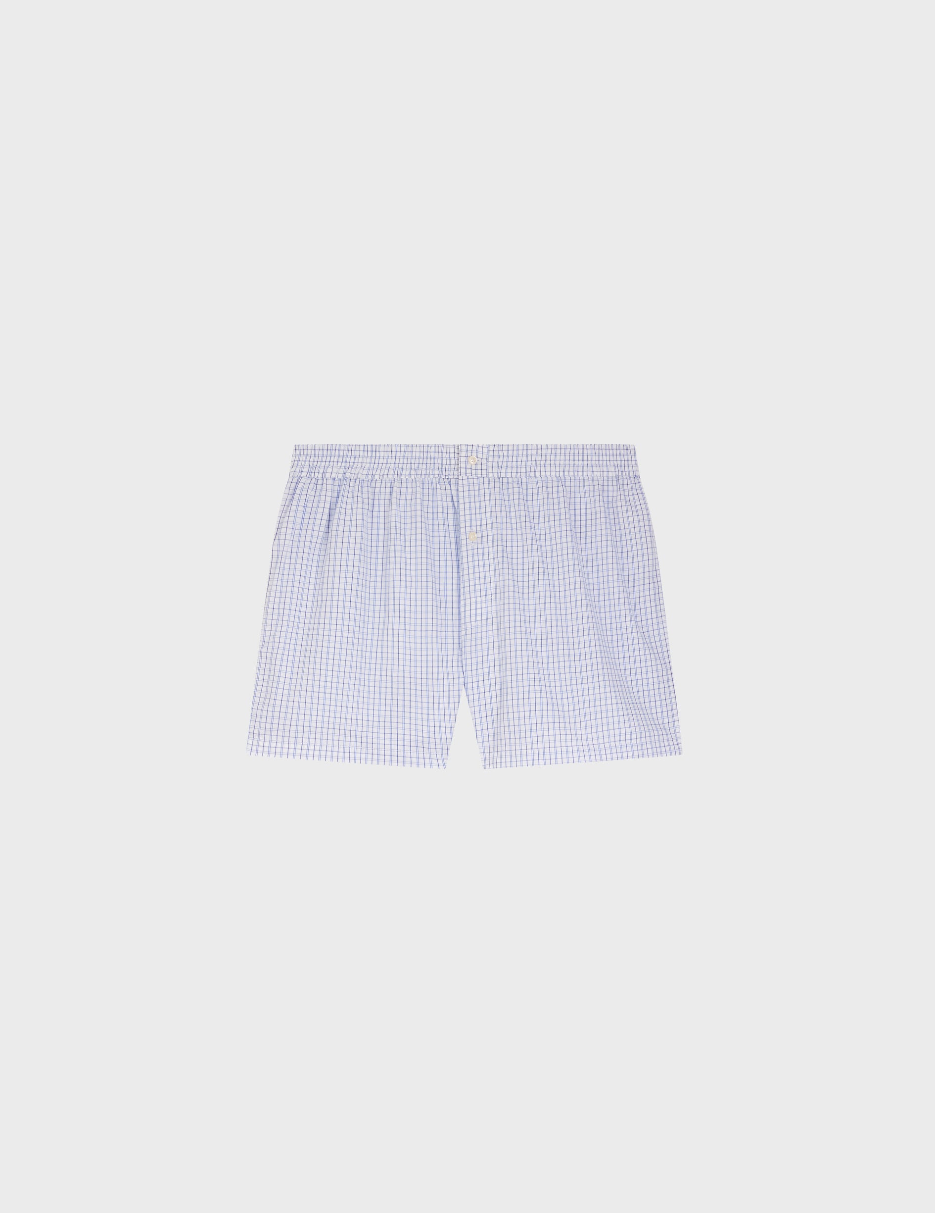 Weekly pack of 5 striped and checked cotton boxer shorts