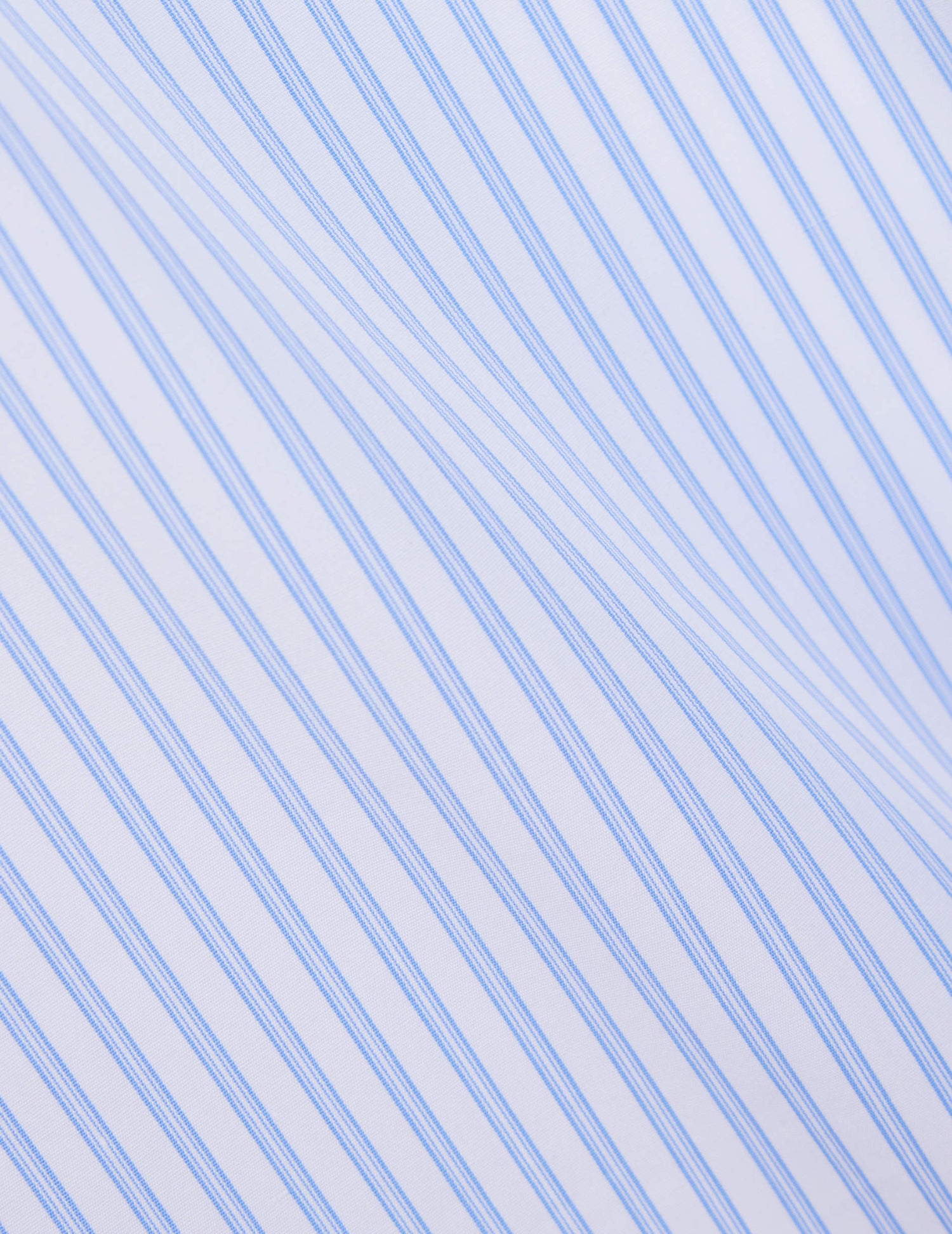 Striped light blue Charlotte shirt - Poplin - Shirt Collar#5