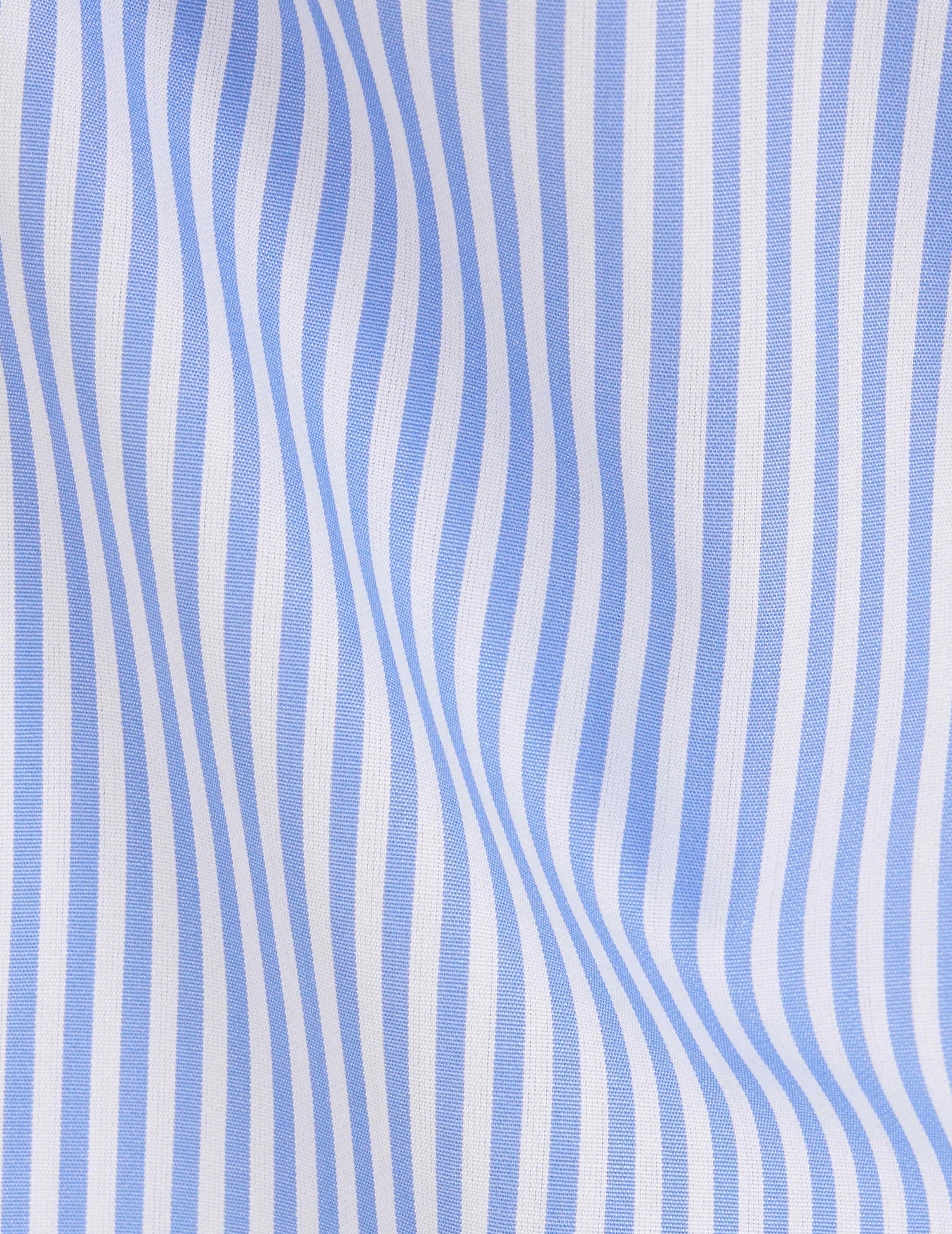 Striped blue Hannie shirt - Poplin - Long Collar#5