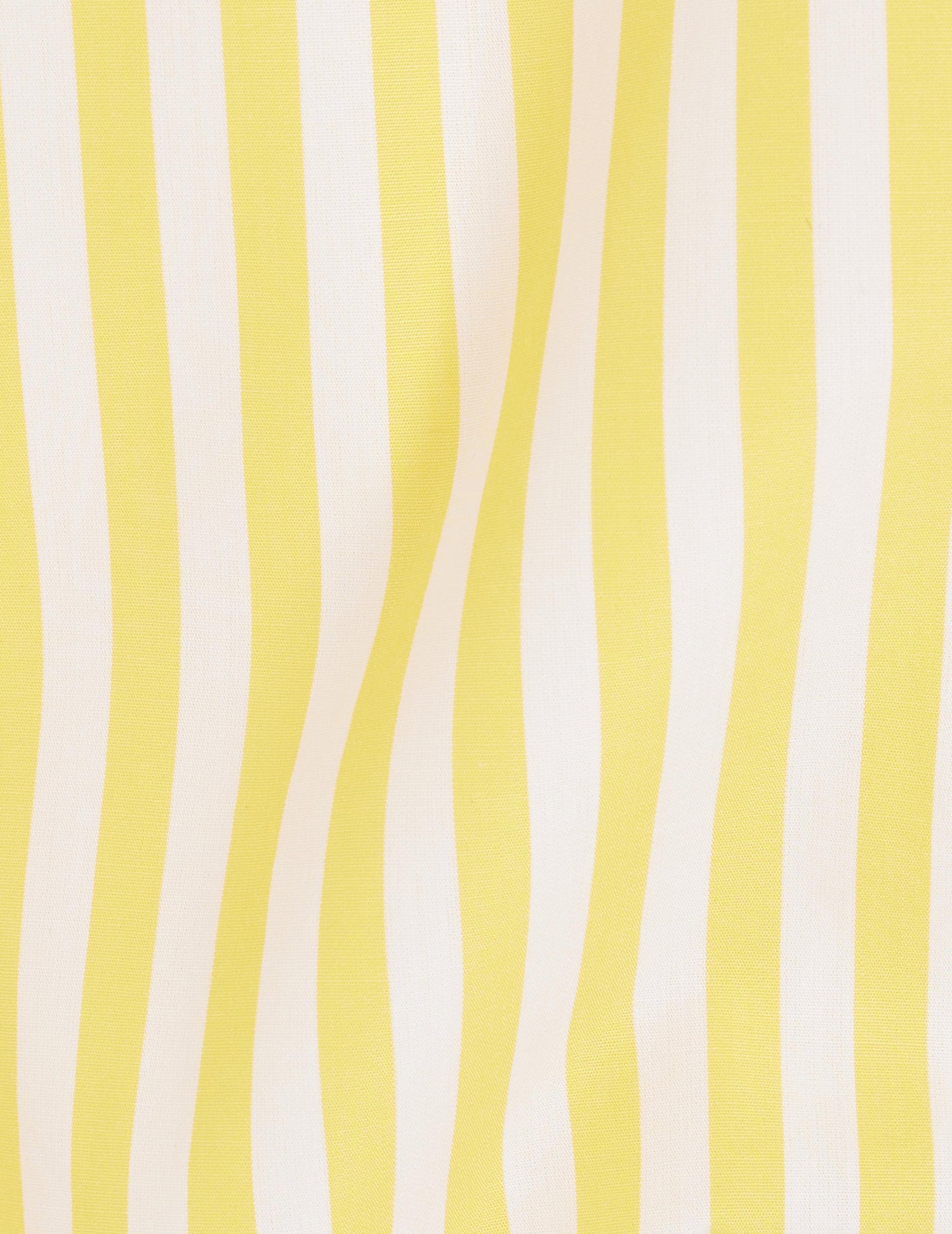Oversized striped yellow Mathilde shirt - Poplin - Shirt Collar#6