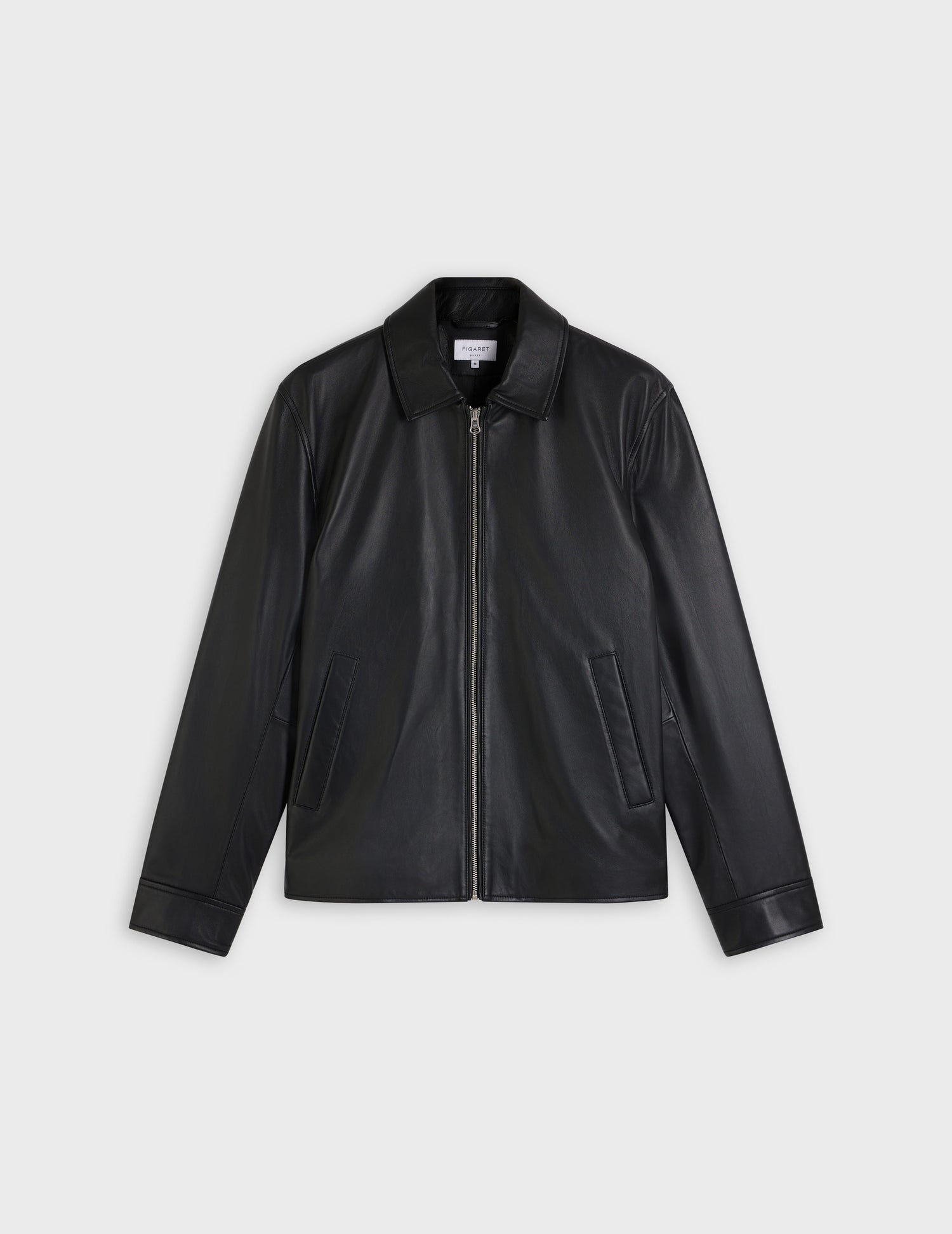 Blouson Hunter en cuir noir