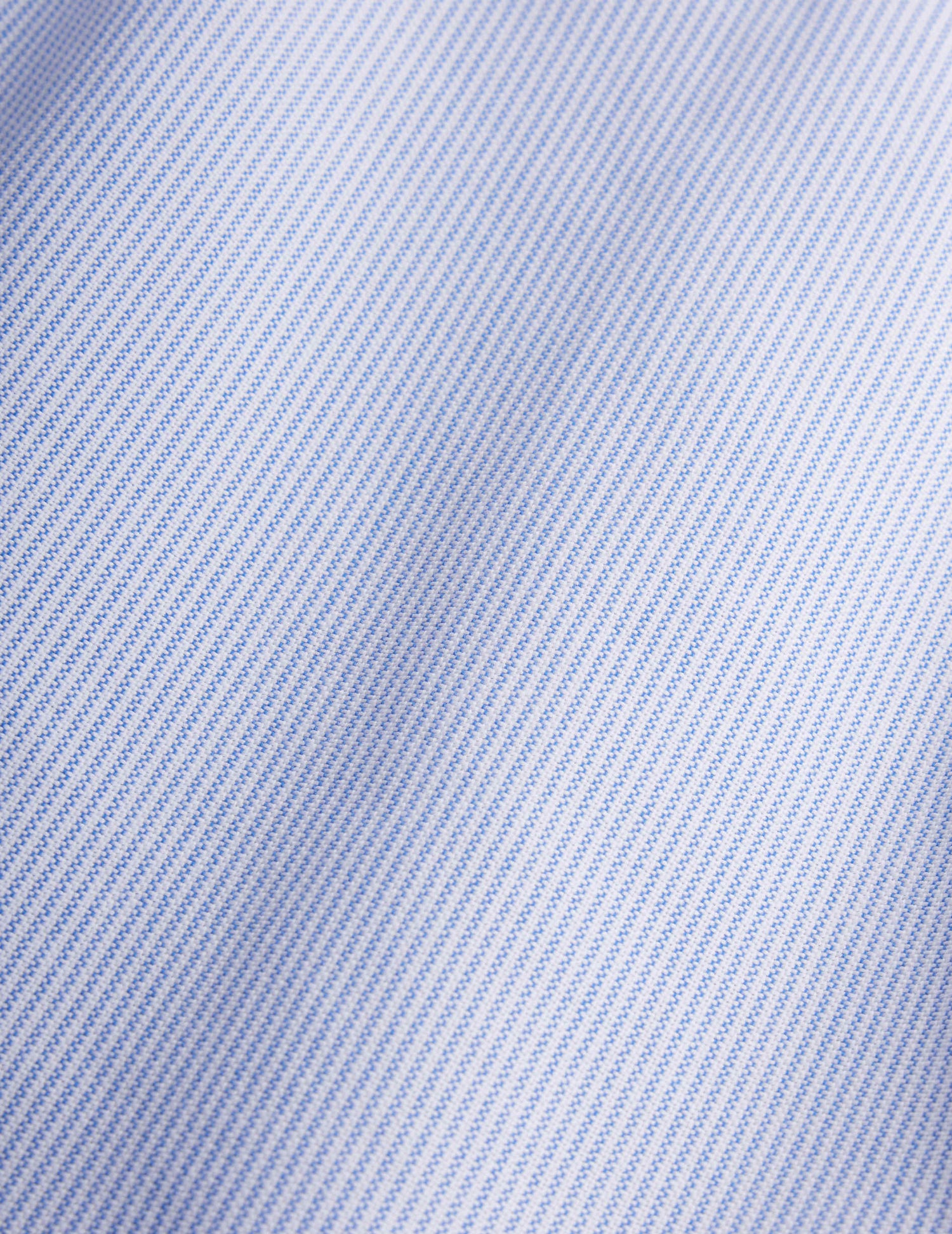 Chemise Carl rayée bleue - Oxford - Col Droit ouvert#5