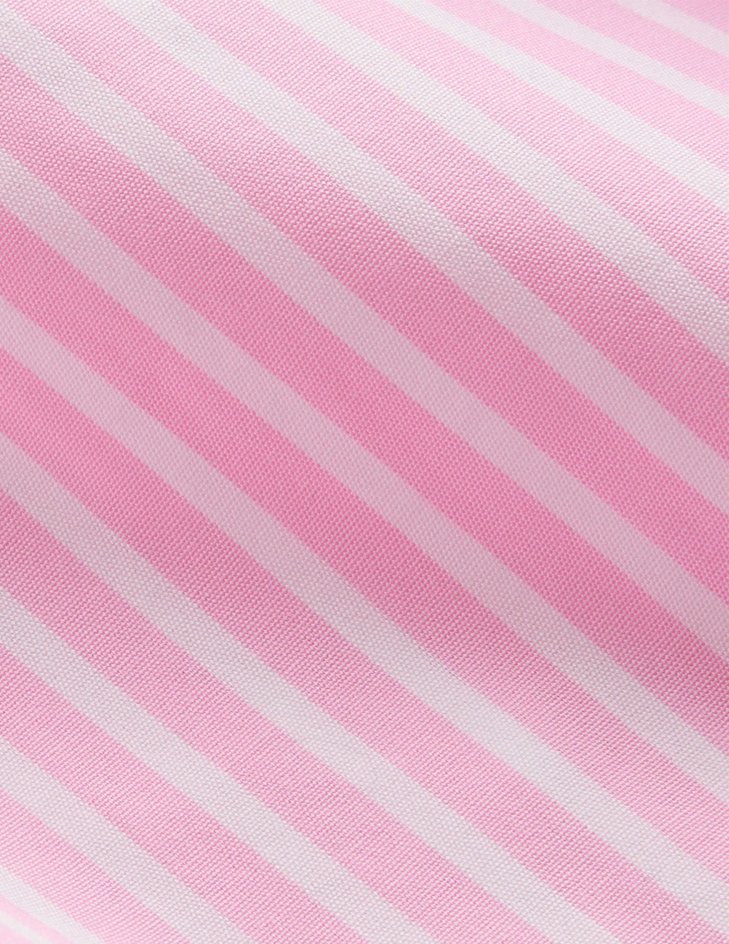 Chemise ajustée rayée rose - Popeline - Col Figaret#2