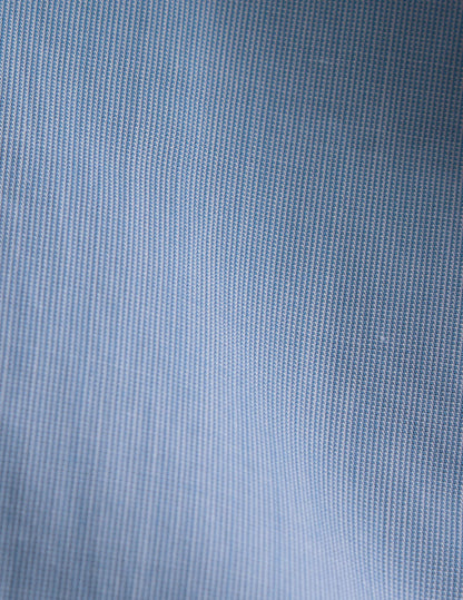 Blue fil à fil shirt