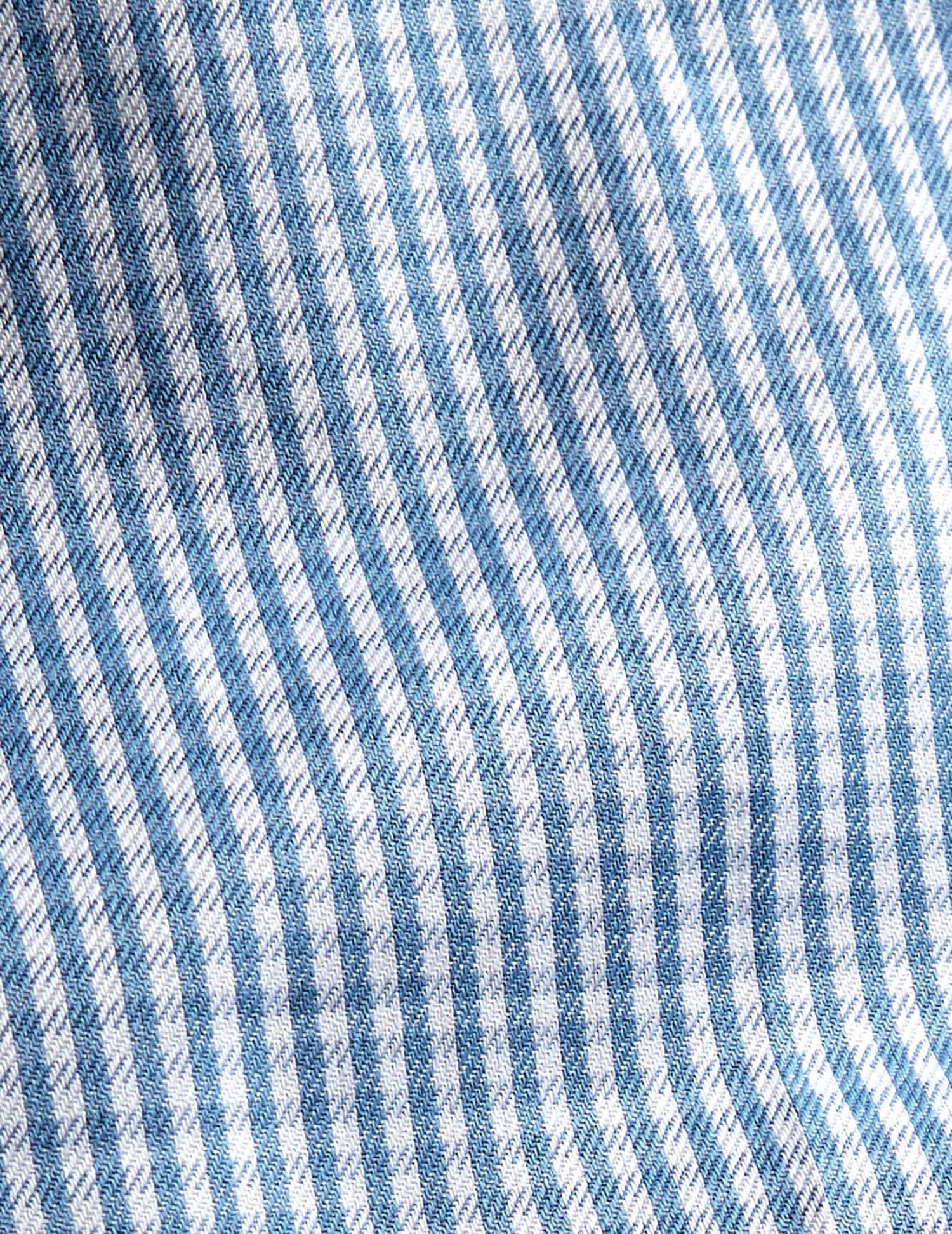 Classic blue checked shirt - Twill - Figaret Collar#2