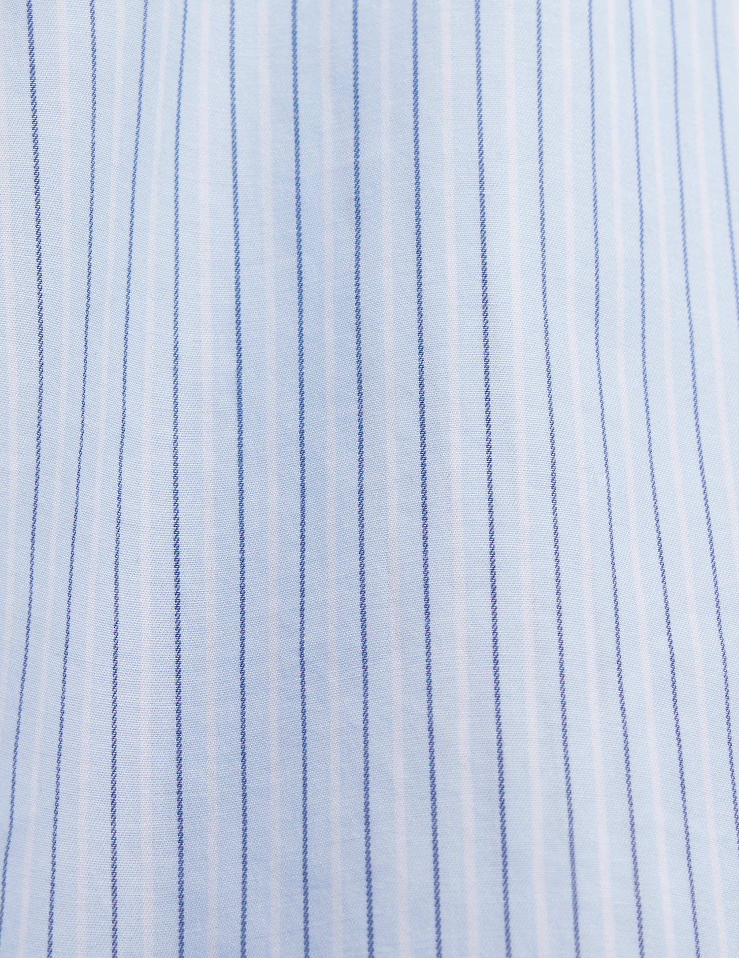 Chemise classique rayée bleu clair - Popeline - Col Figaret#2