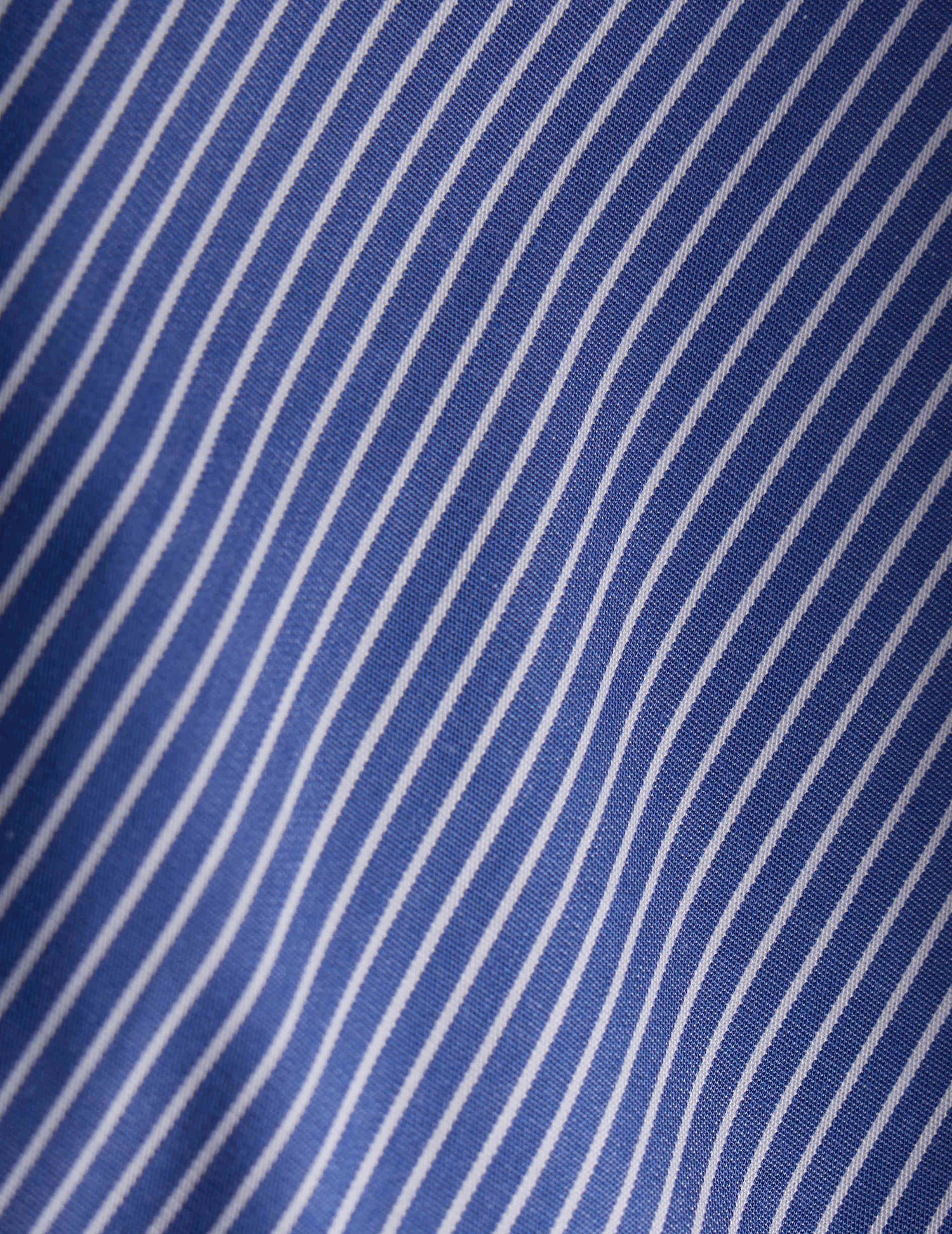 Chemise semi-ajustée rayée bleue - Popeline - Col Figaret#2