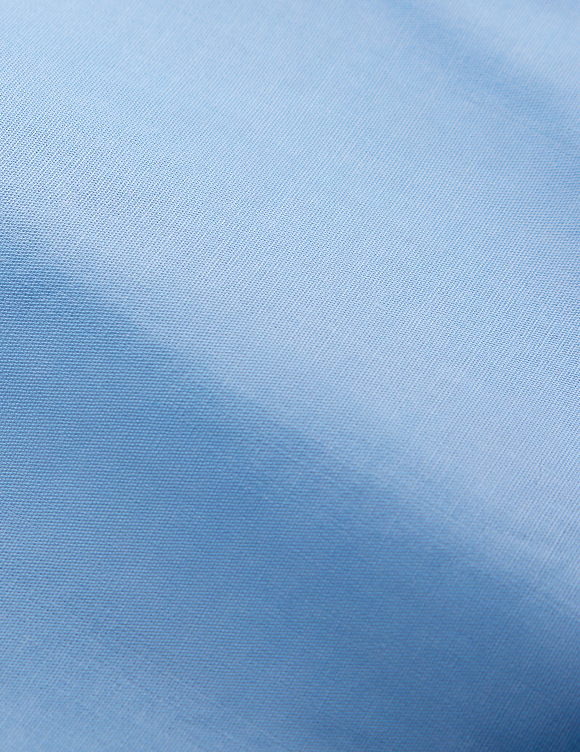 Figaret collar shirt in plain light blue poplin - Poplin - Figaret Collar