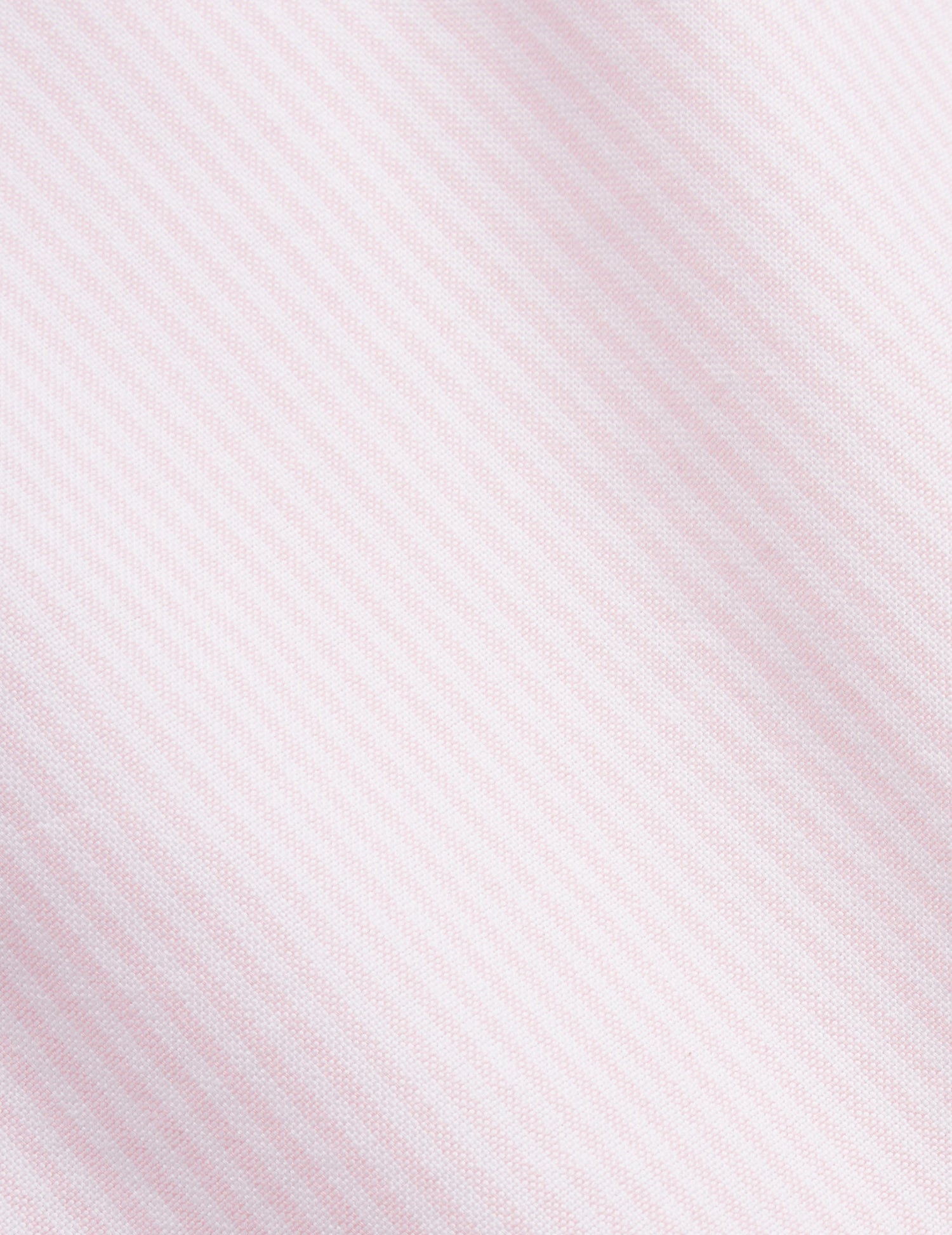 Chemise Gaspard rayée rose clair - Oxford - Col Américain#5