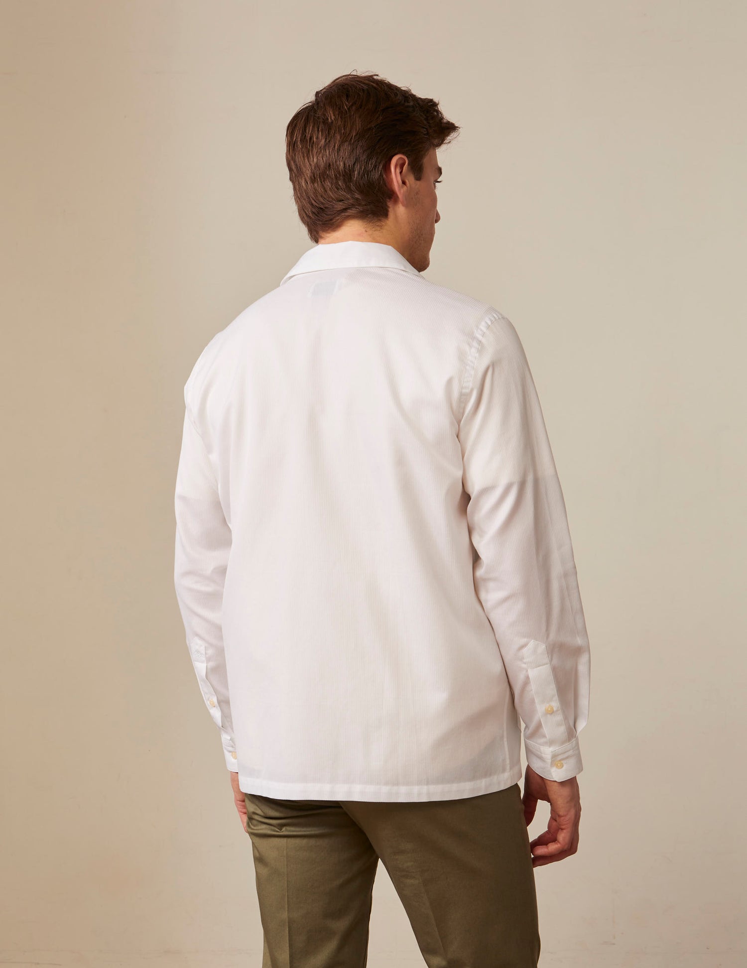 Horacio white shirt - Fashioned - Pyjamas Collar#2