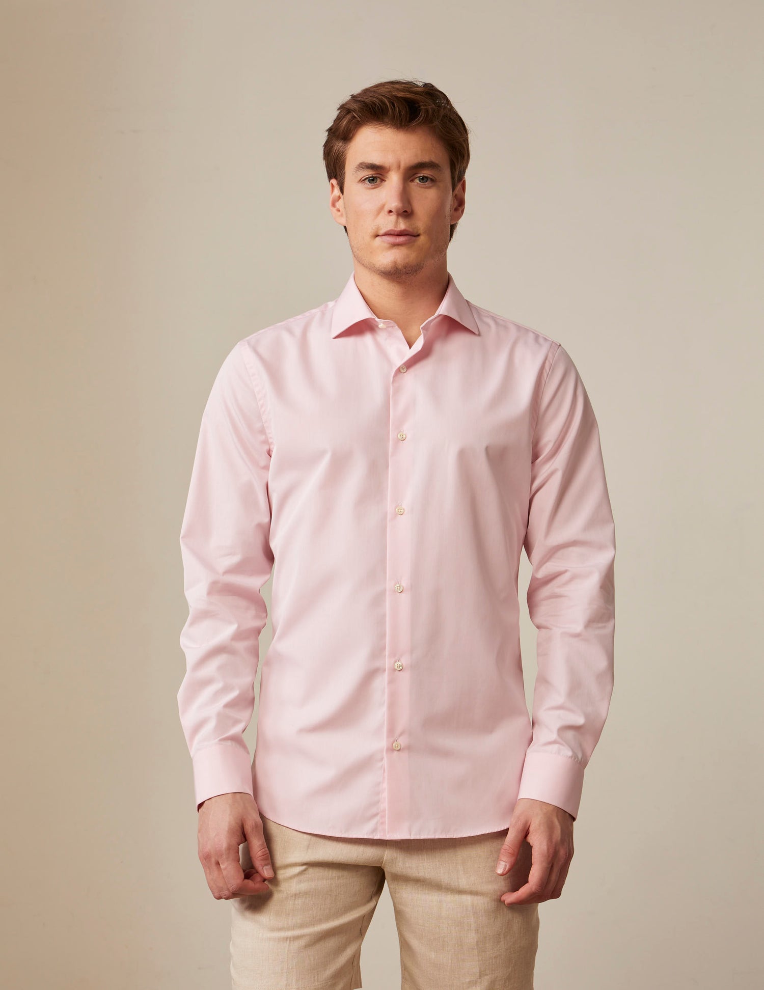  fitted Pink shirt - Poplin - Italian Collar#5