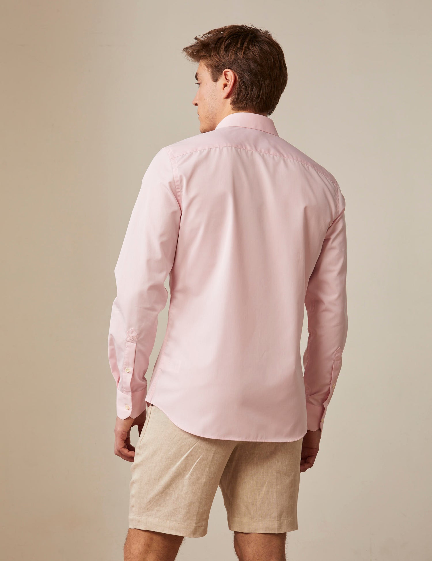  fitted Pink shirt - Poplin - Italian Collar#4