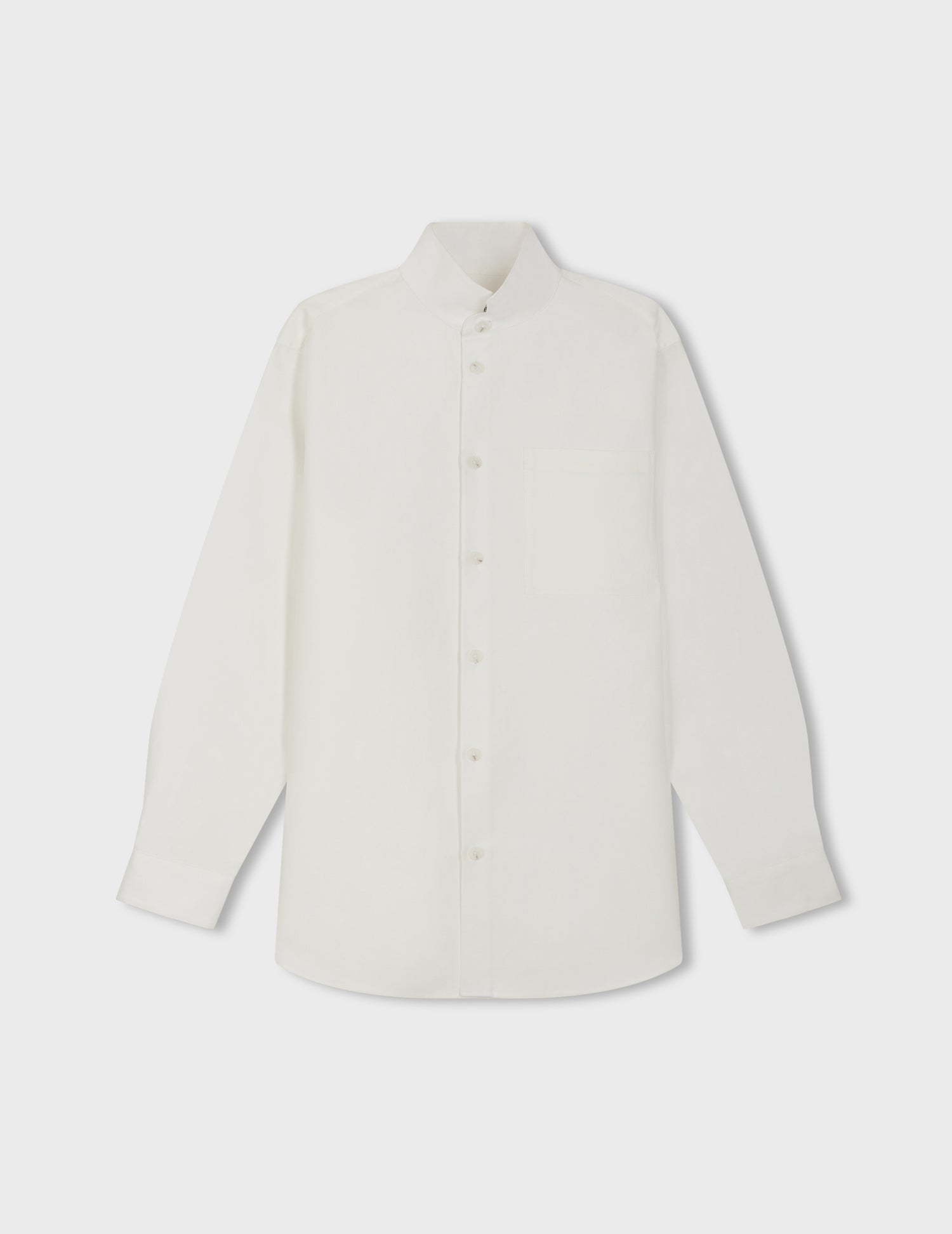 White Montmartre shirt - Lin - Right amount Collar#8