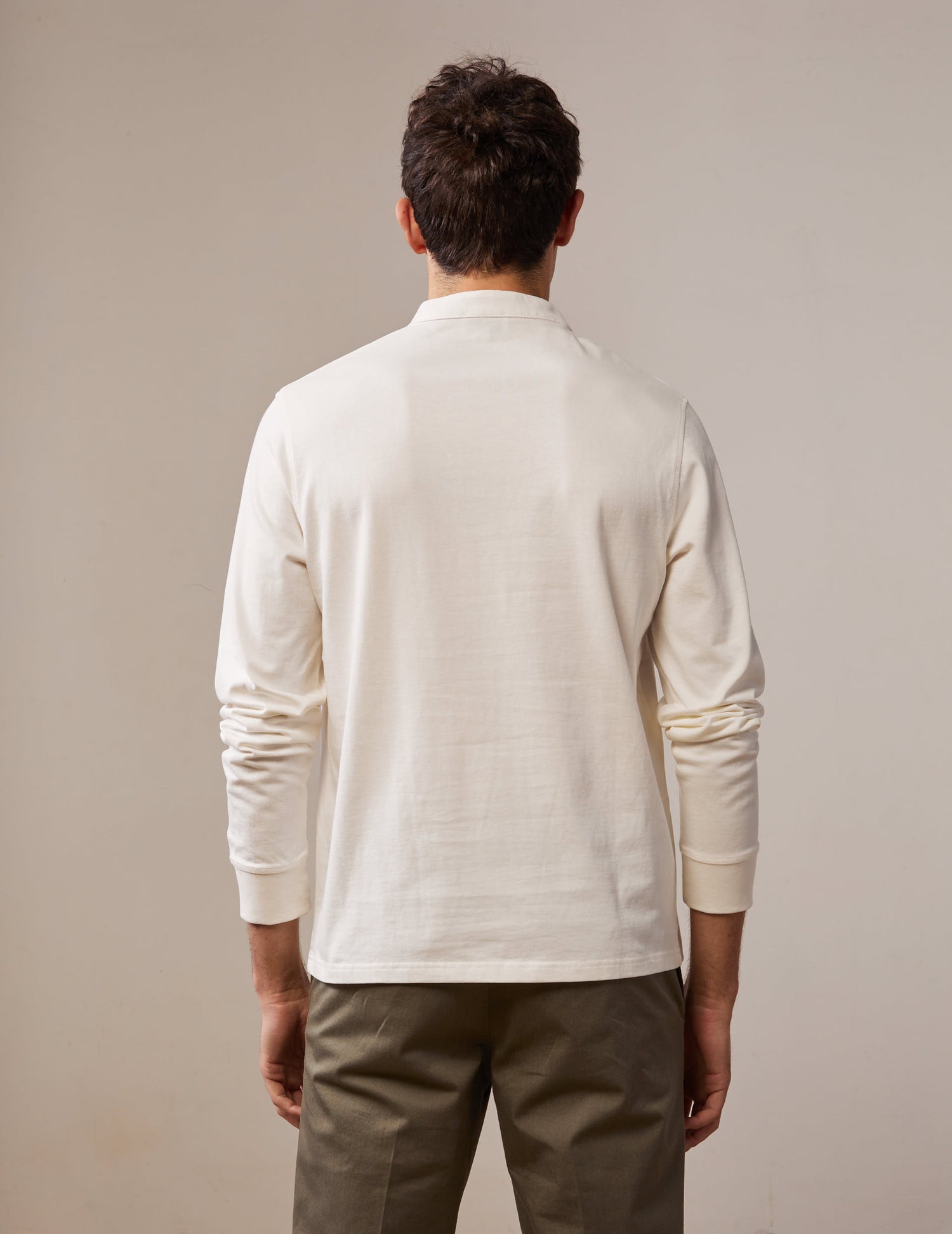 ecru cotton Charles T-shirt