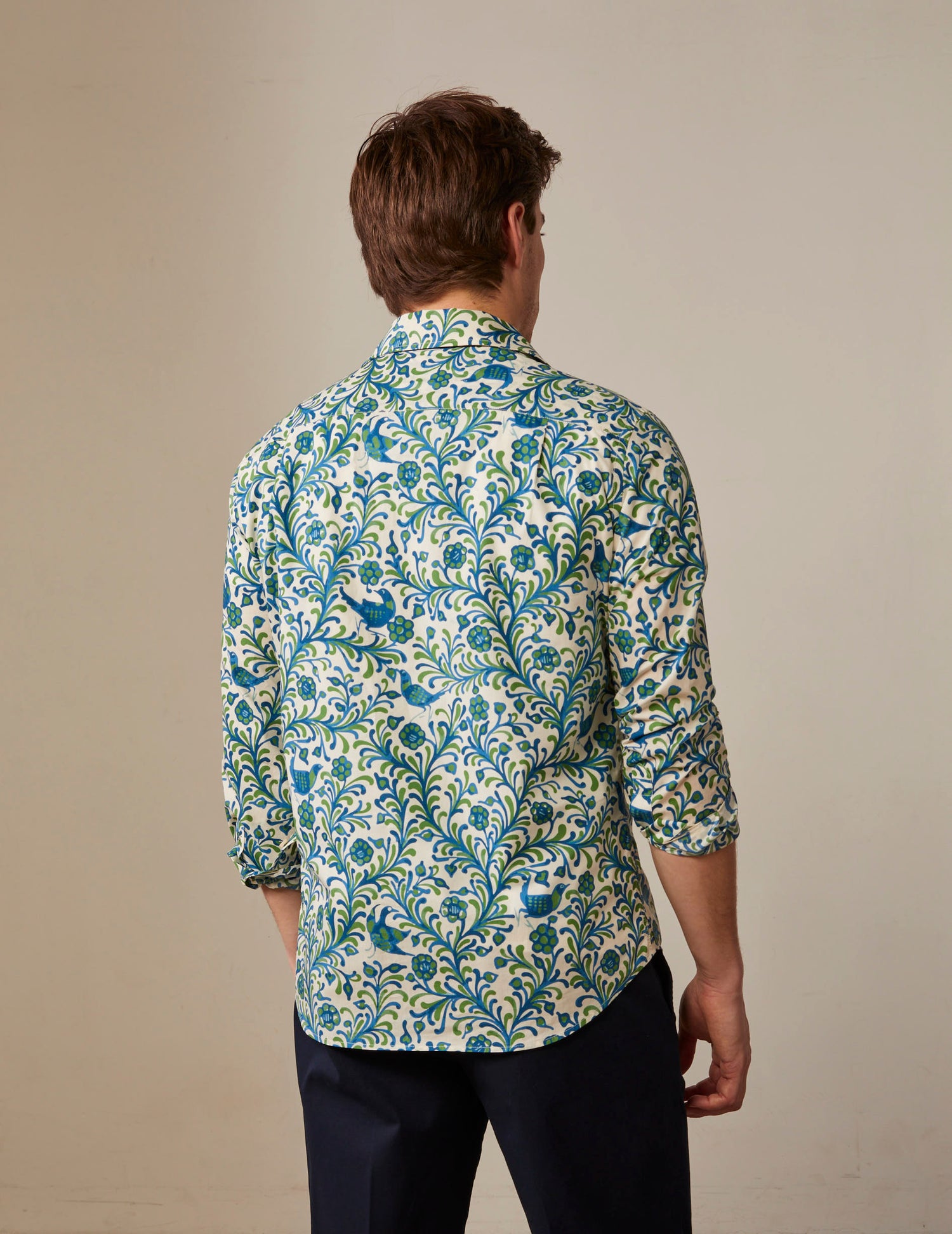 Cadaques printed shirt - Poplin - Shirt Collar#5