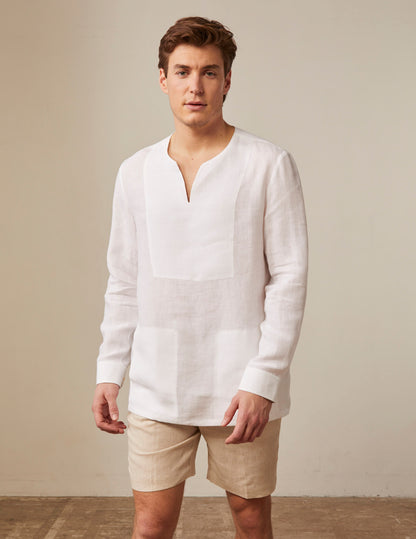 White Formentera shirt
