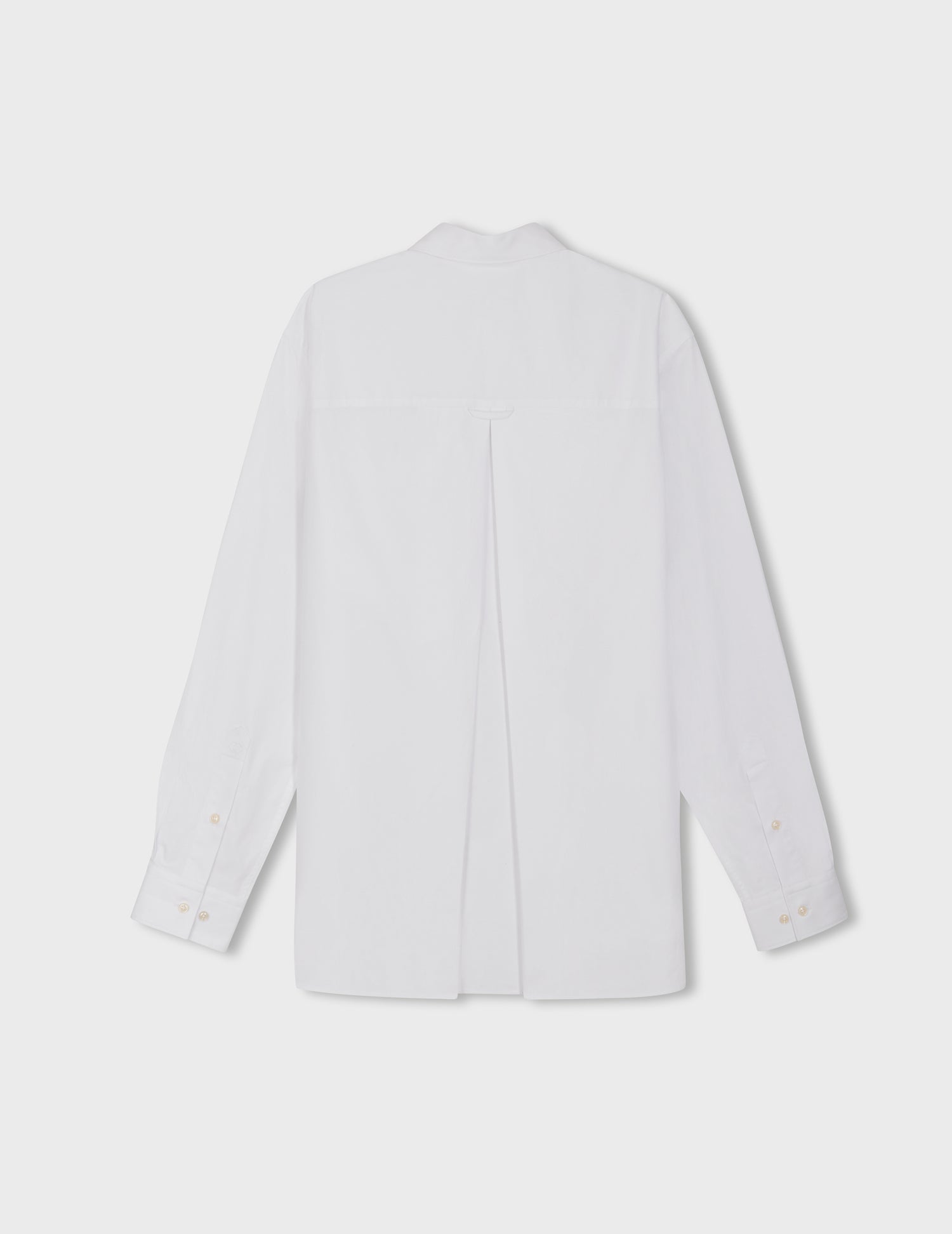 Long white Marais shirt - Poplin - French Collar#10