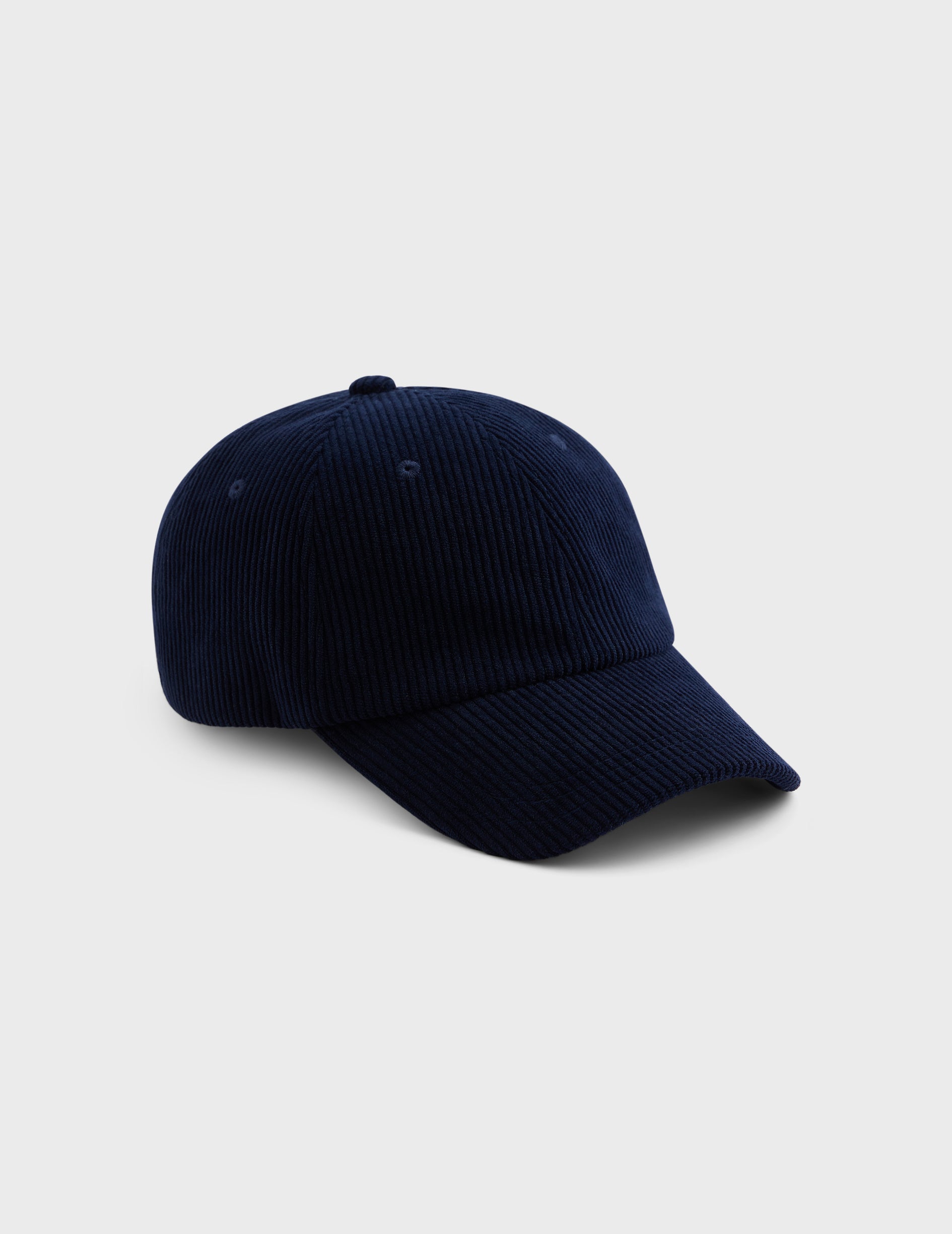 Casquette en velours marine