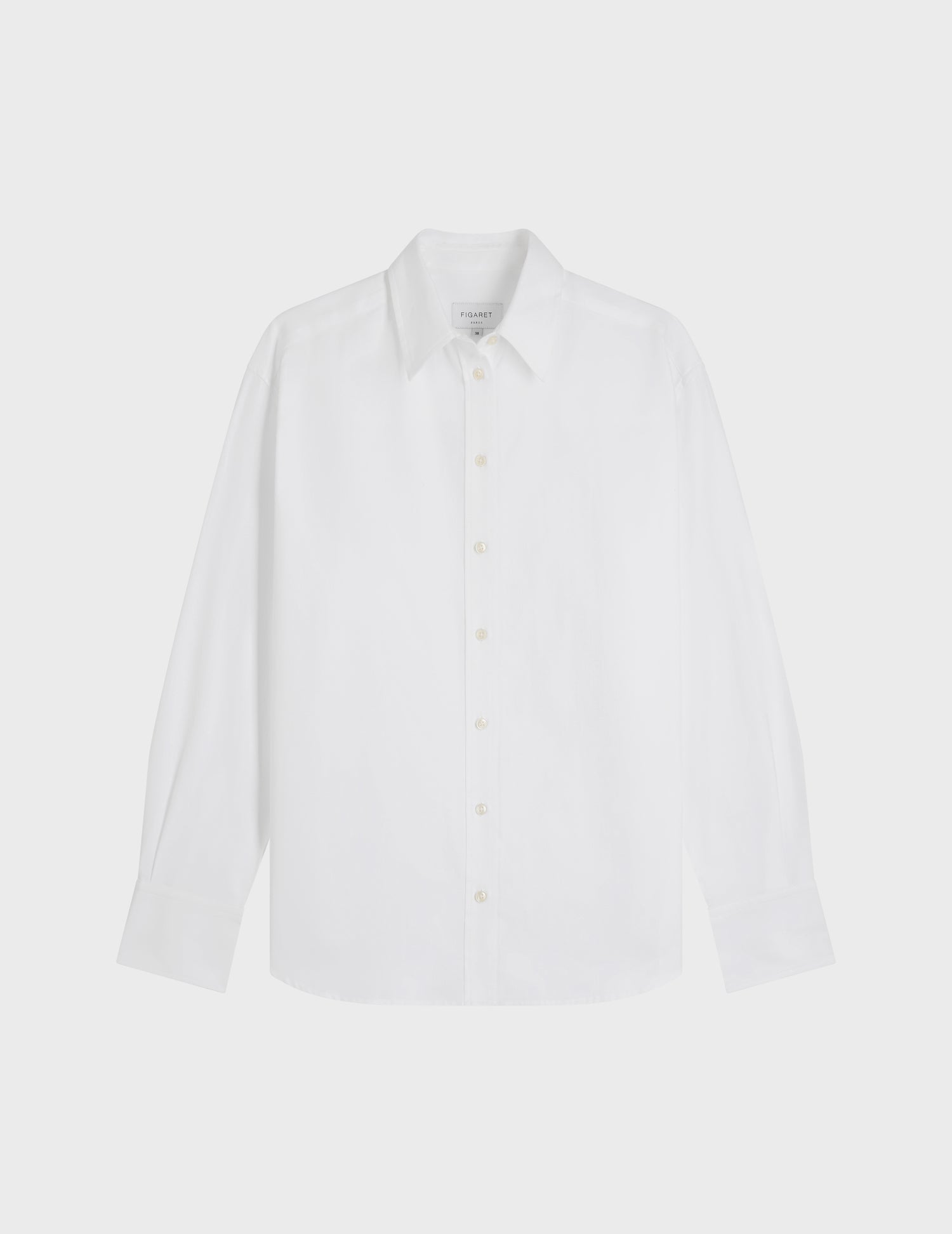 white Amber shirt - Chevron - Shirt Collar#3