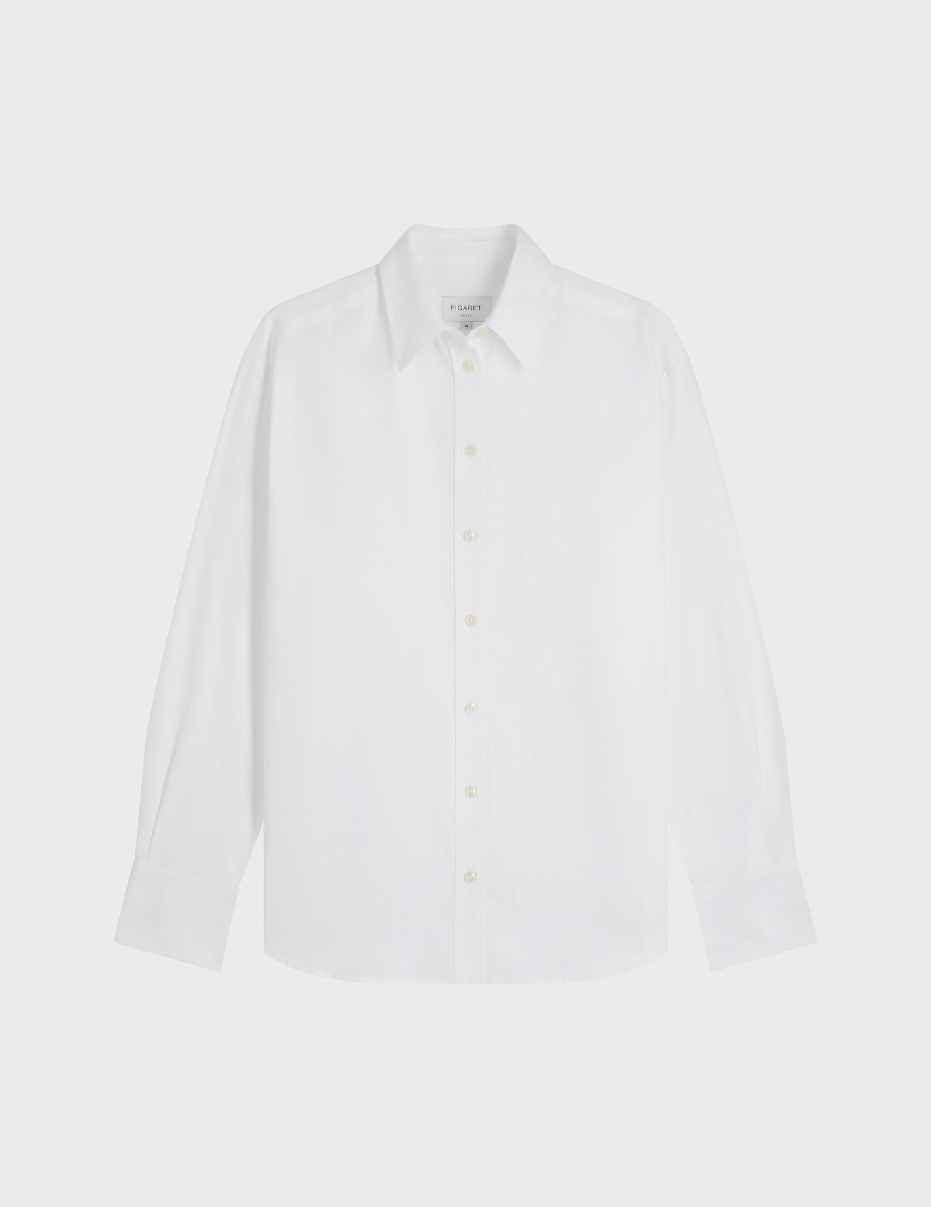 Amber white shirt - Chevron - Shirt Collar