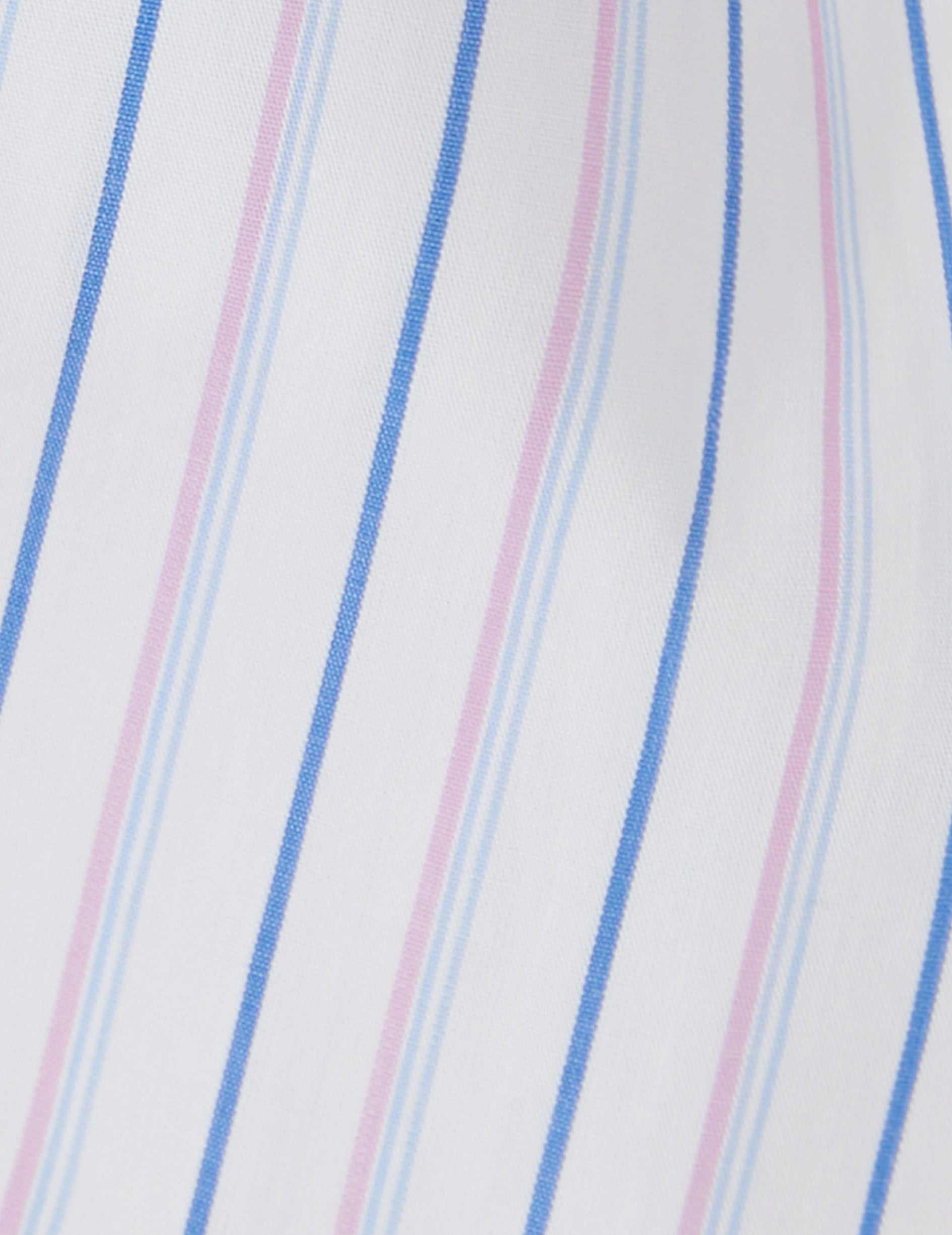 Amber blue striped shirt - Poplin - Shirt Collar