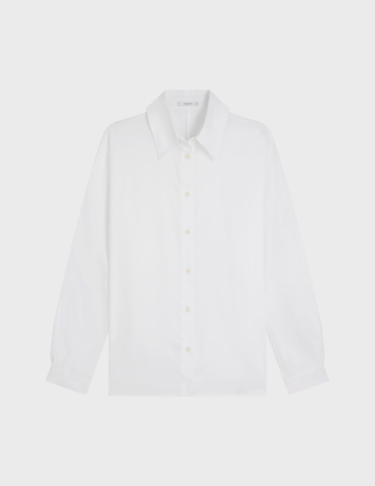 white Ilaria shirt - Lyocell - Shirt Collar#3