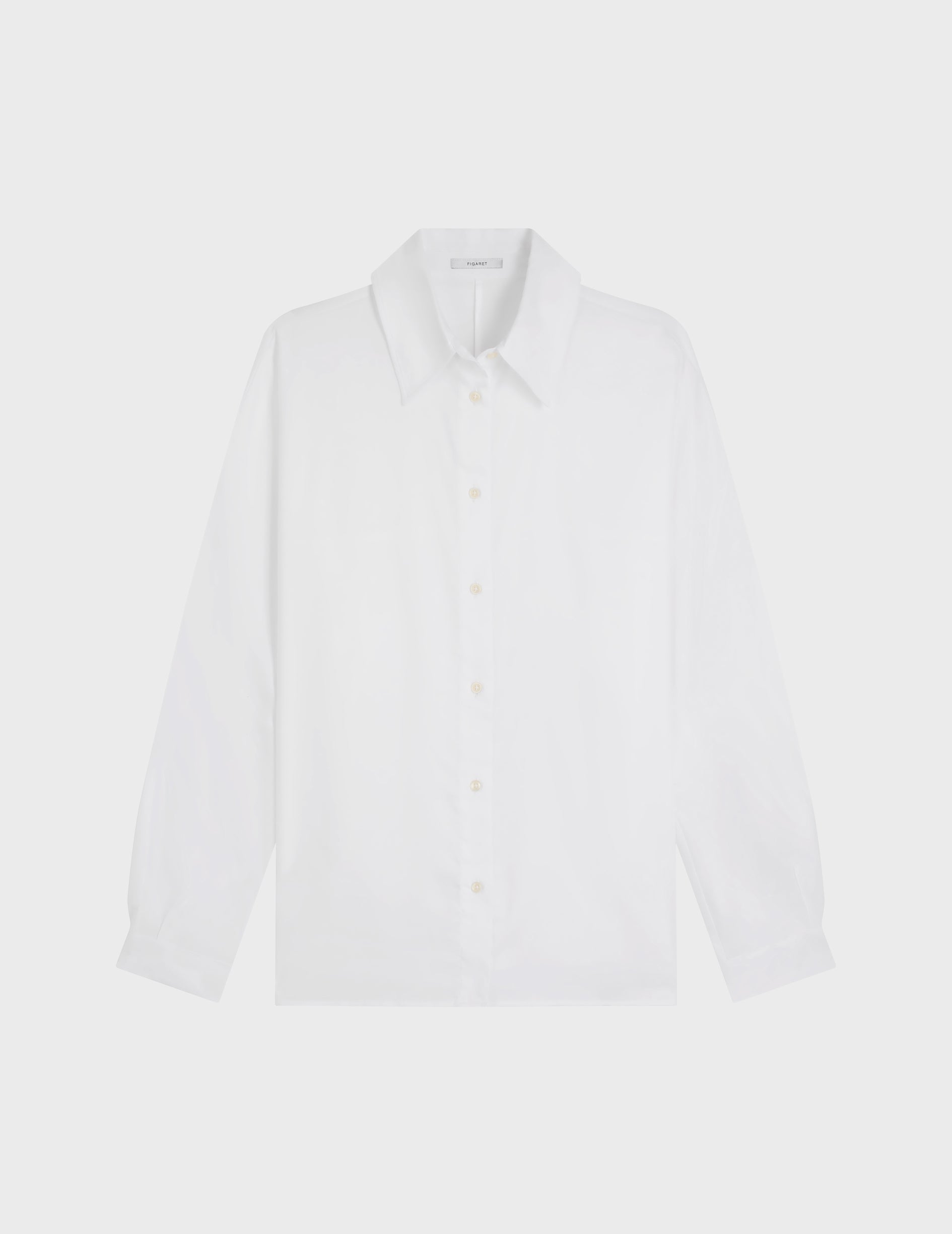 Chemise Ilaria blanche - Lyocell - Col Chemise