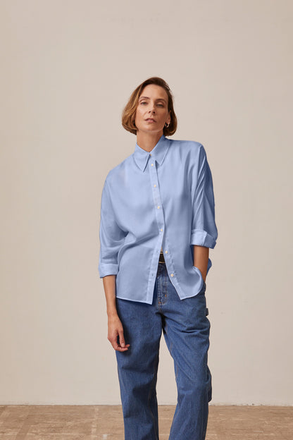 Chemise Ilaria bleue