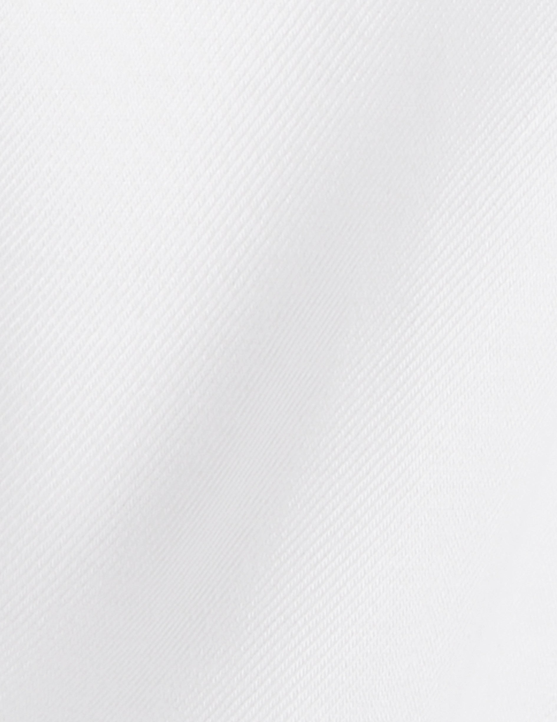 Ilena Hidden button placket white shirt - Lyocell - Rising shawl Collar