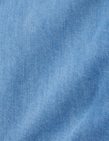 Surchemise Ingrid en denim bleu