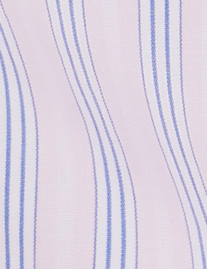 Mathilde pink striped shirt