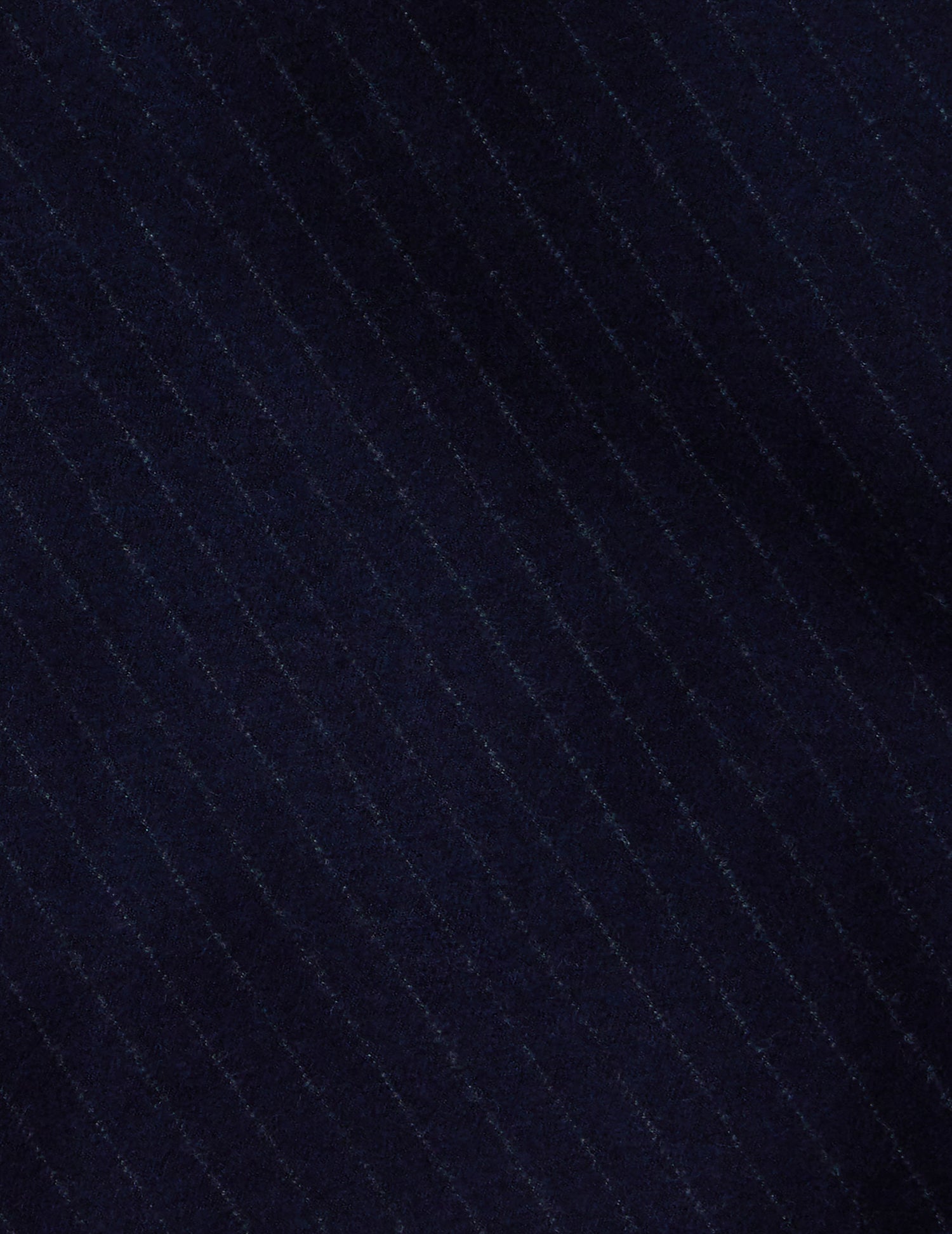 Blazer Glory en twill de laine rayée bleu marine - Twill#7