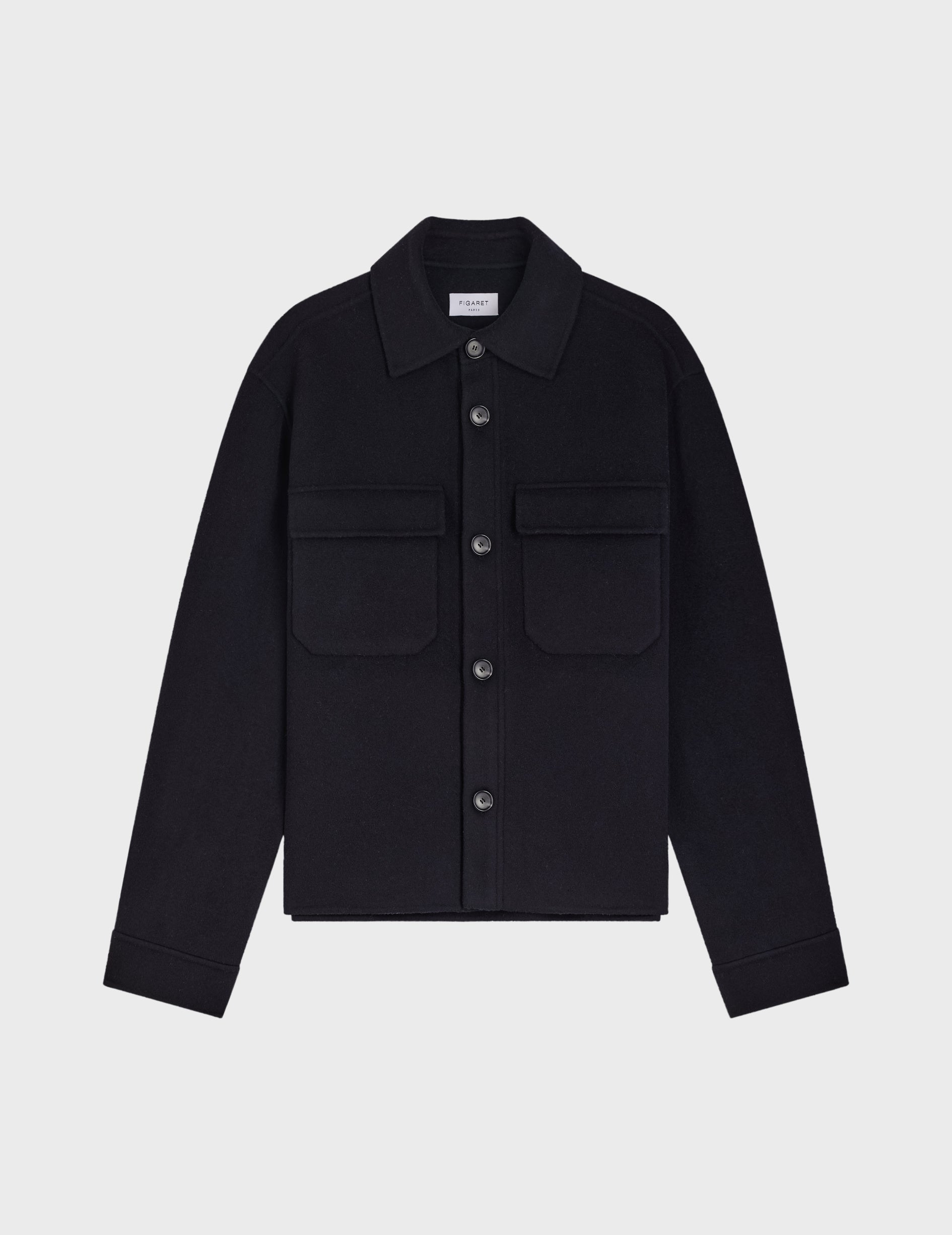 Inoa navy blue wool blouse 