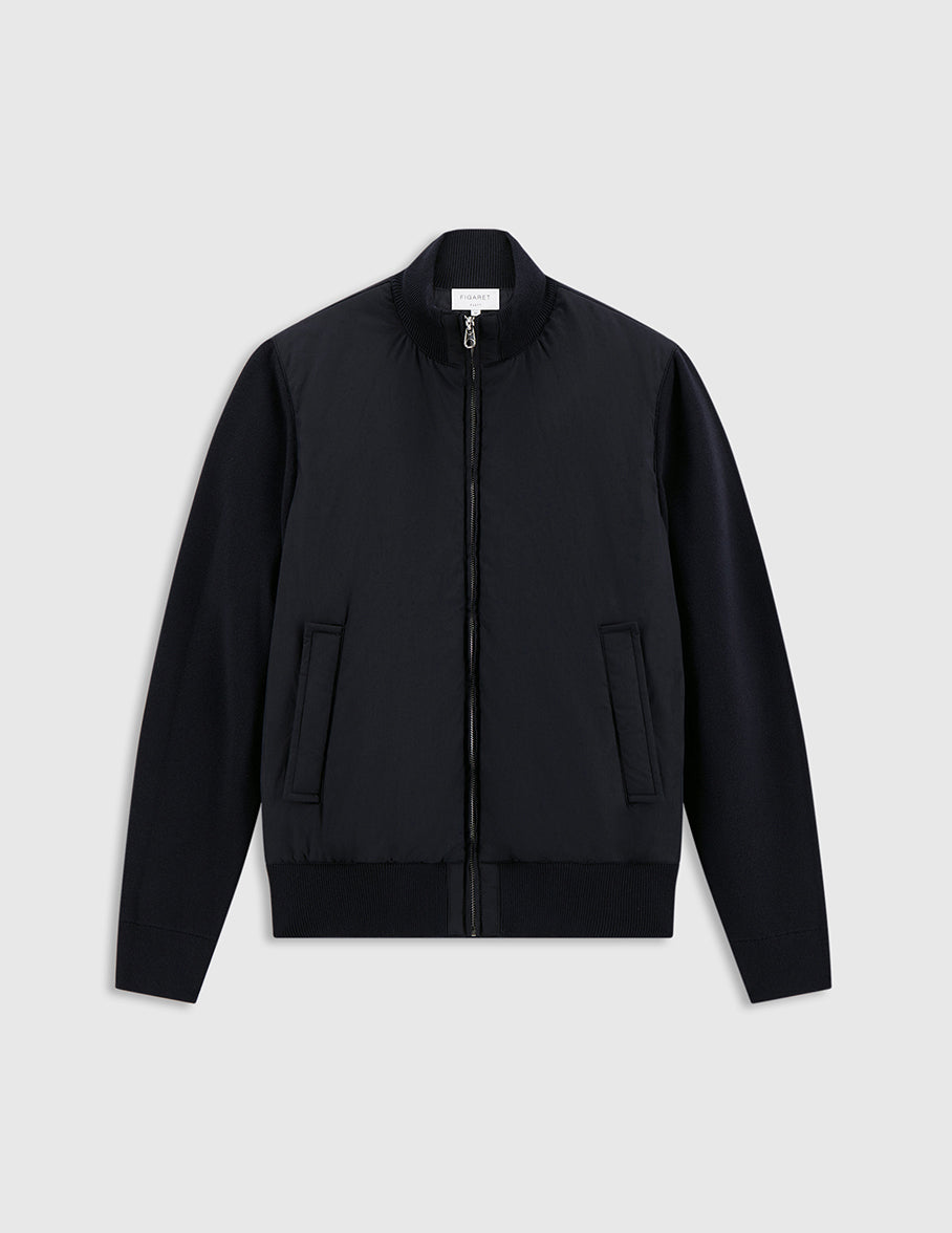 Isidro jacket in navy blue canvas