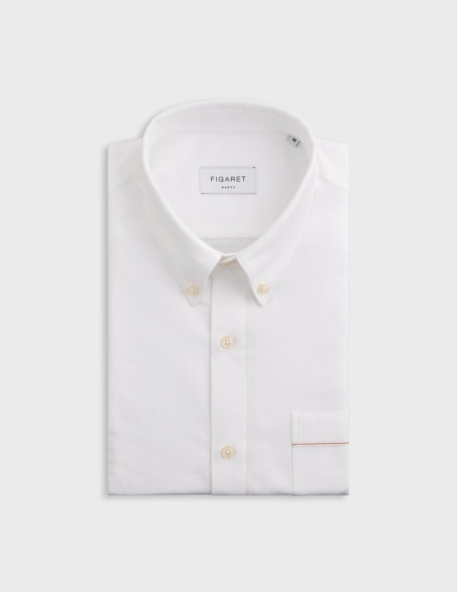 White Armand shirt - Oxford selvedge - Prodigious buttoned Collar#4