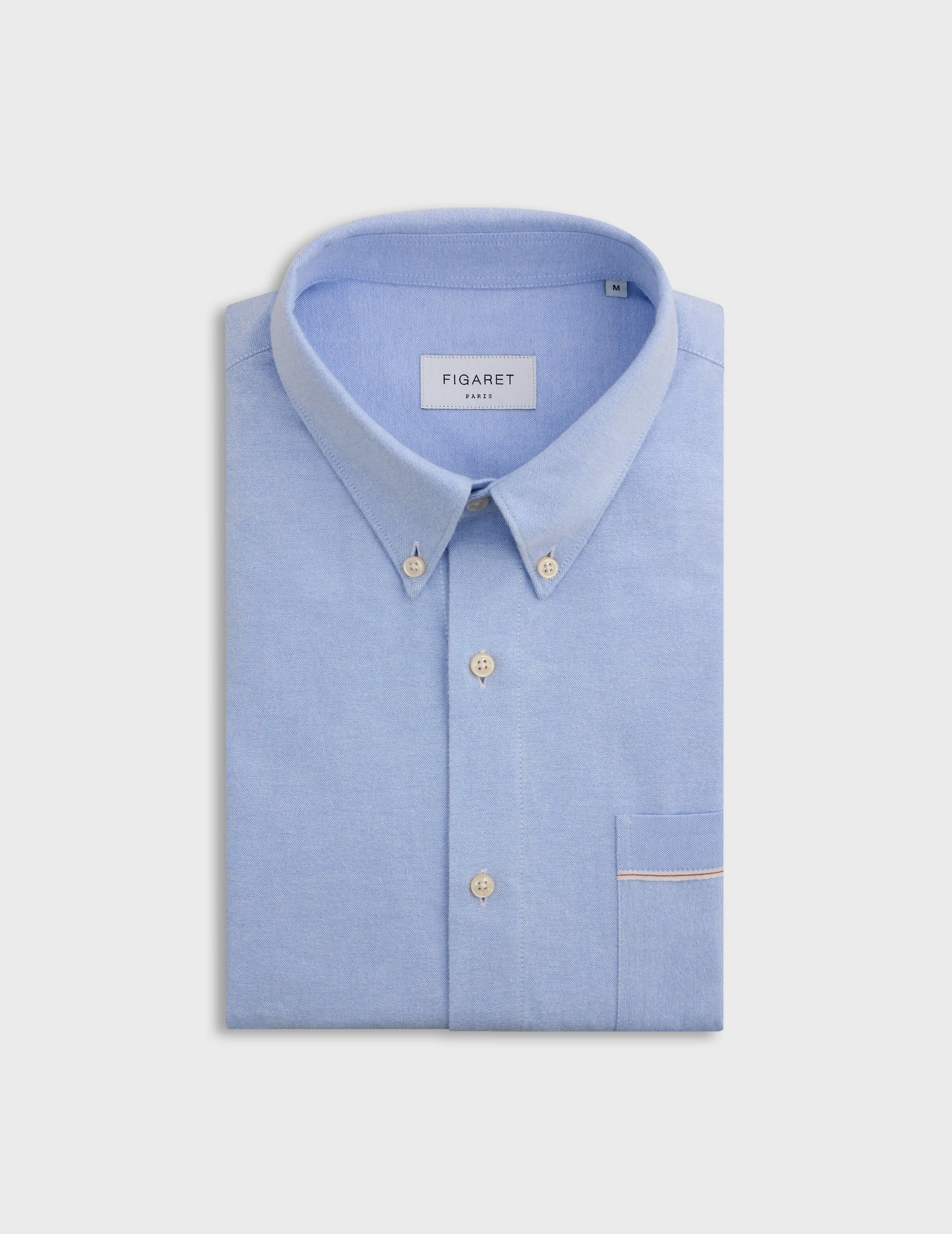 Blue Armand shirt - Oxford selvedge - Prodigious buttoned Collar#4