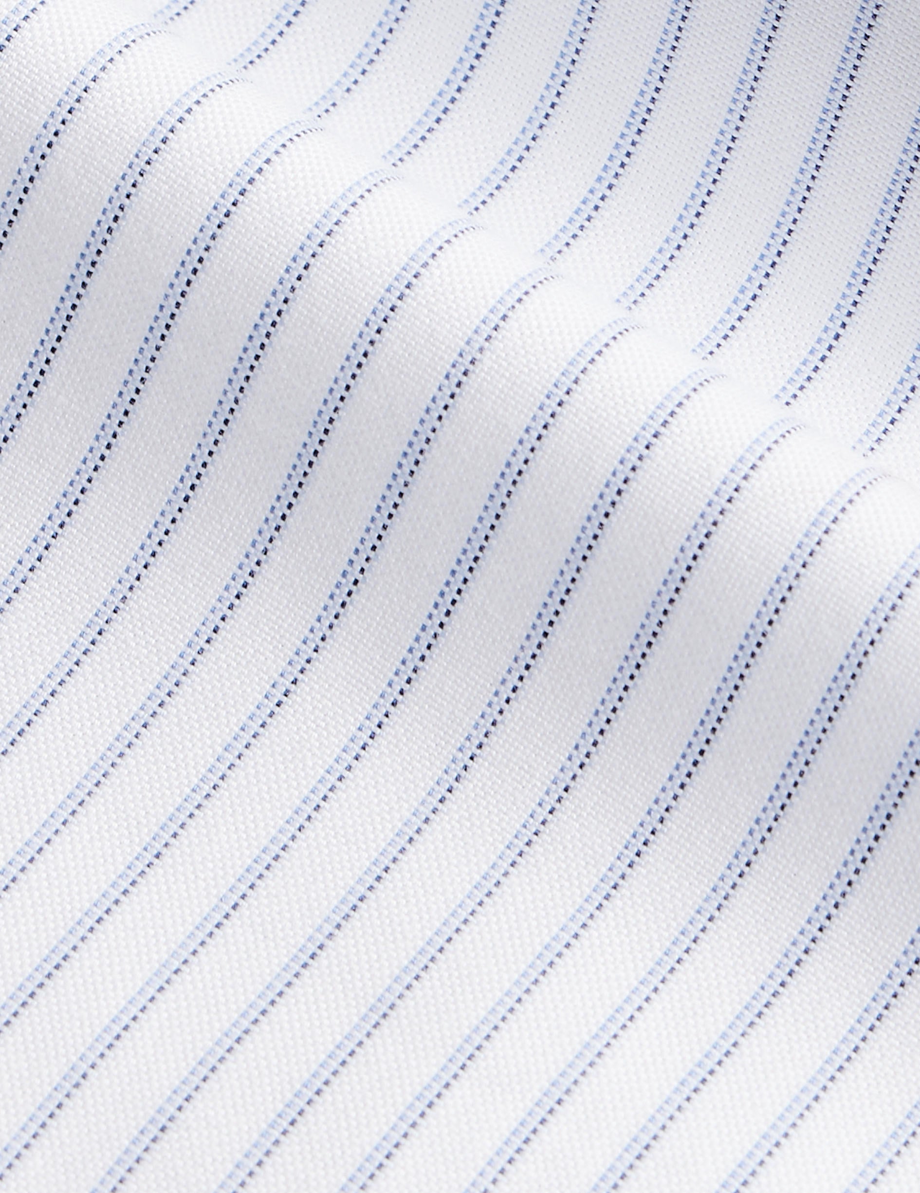 Blue striped Auguste shirt - Oxford - French Collar