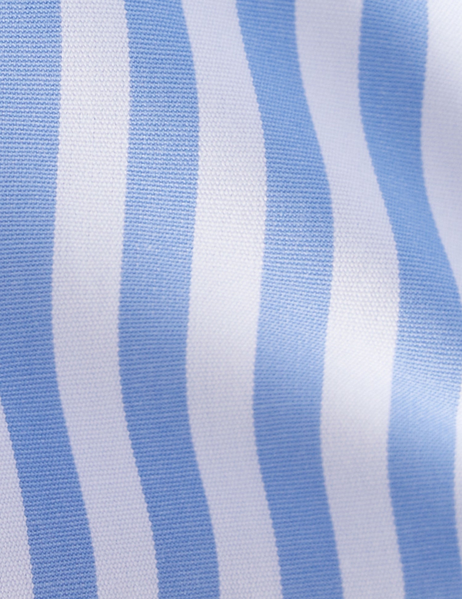 Blue striped Carl shirt - Poplin - Open Straight Collar#4